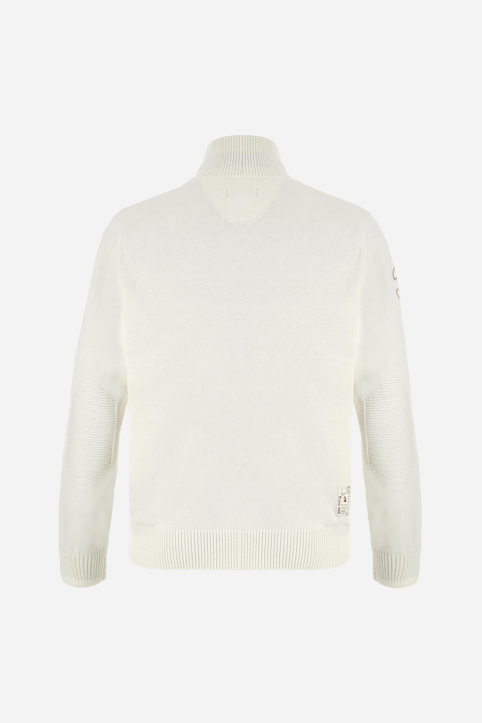 Men’s full zip wool blend sweater Polo Team - Bradford