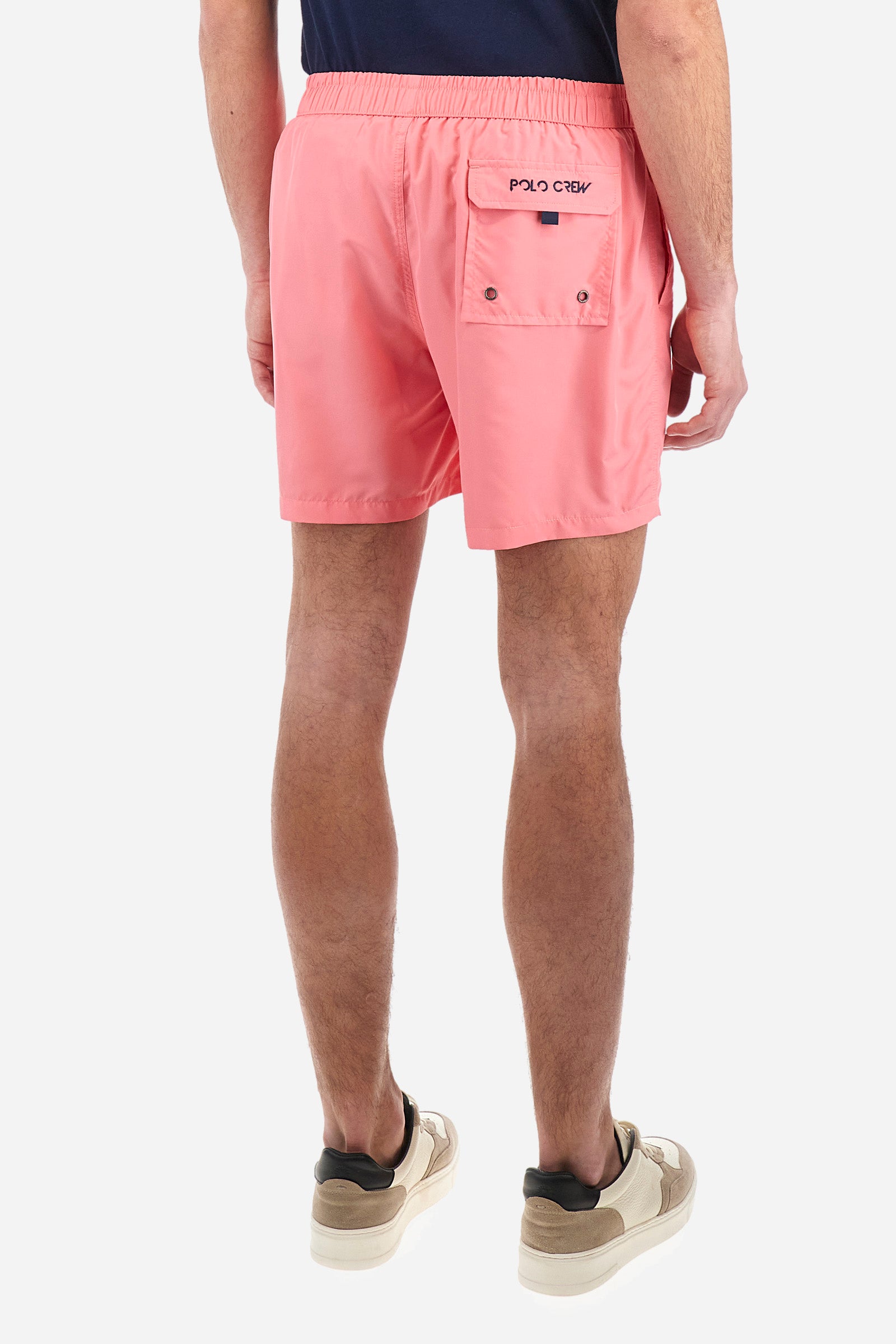 Bade-Boxershorts aus Nylon mit Logo-Stickerei - Adrien