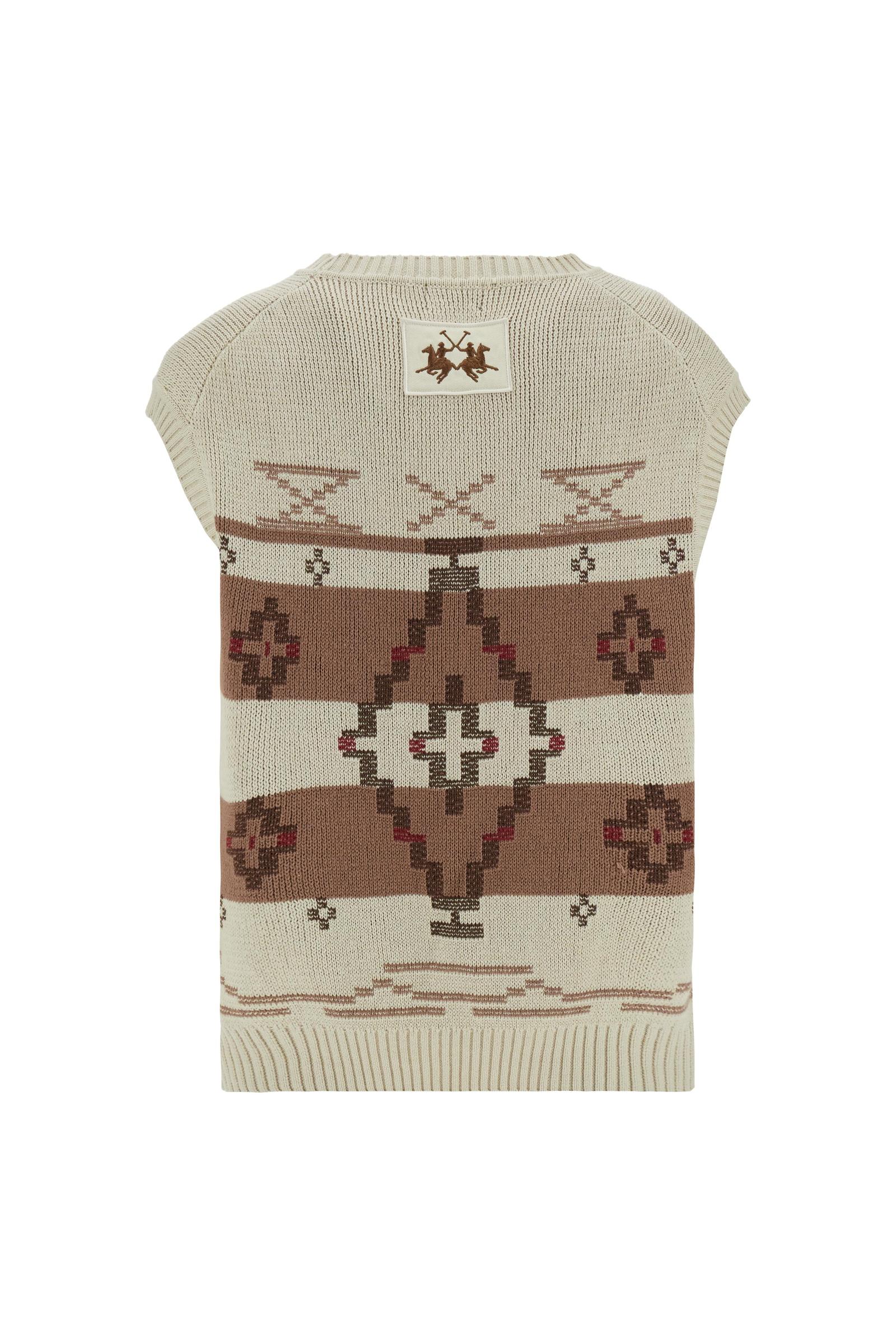 Men’s cotton jacquard knit vest - Corvin