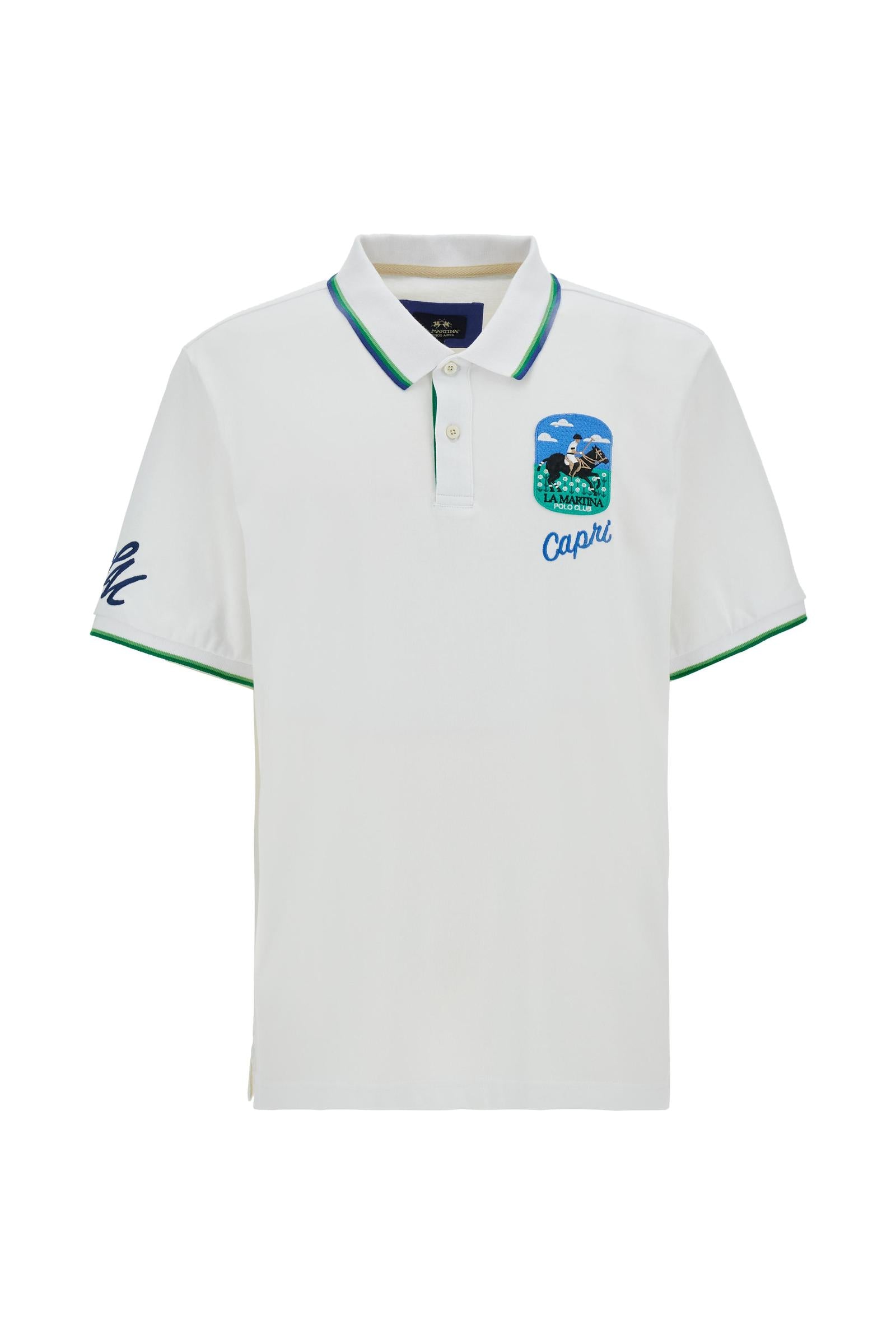 Polo uomo in jersey di cotone Capri Edition – Cyru