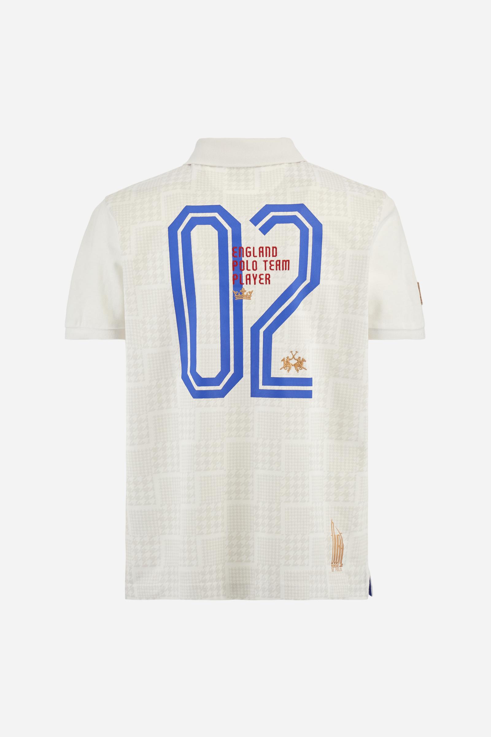 Regular-fit cotton polo shirt - Adon