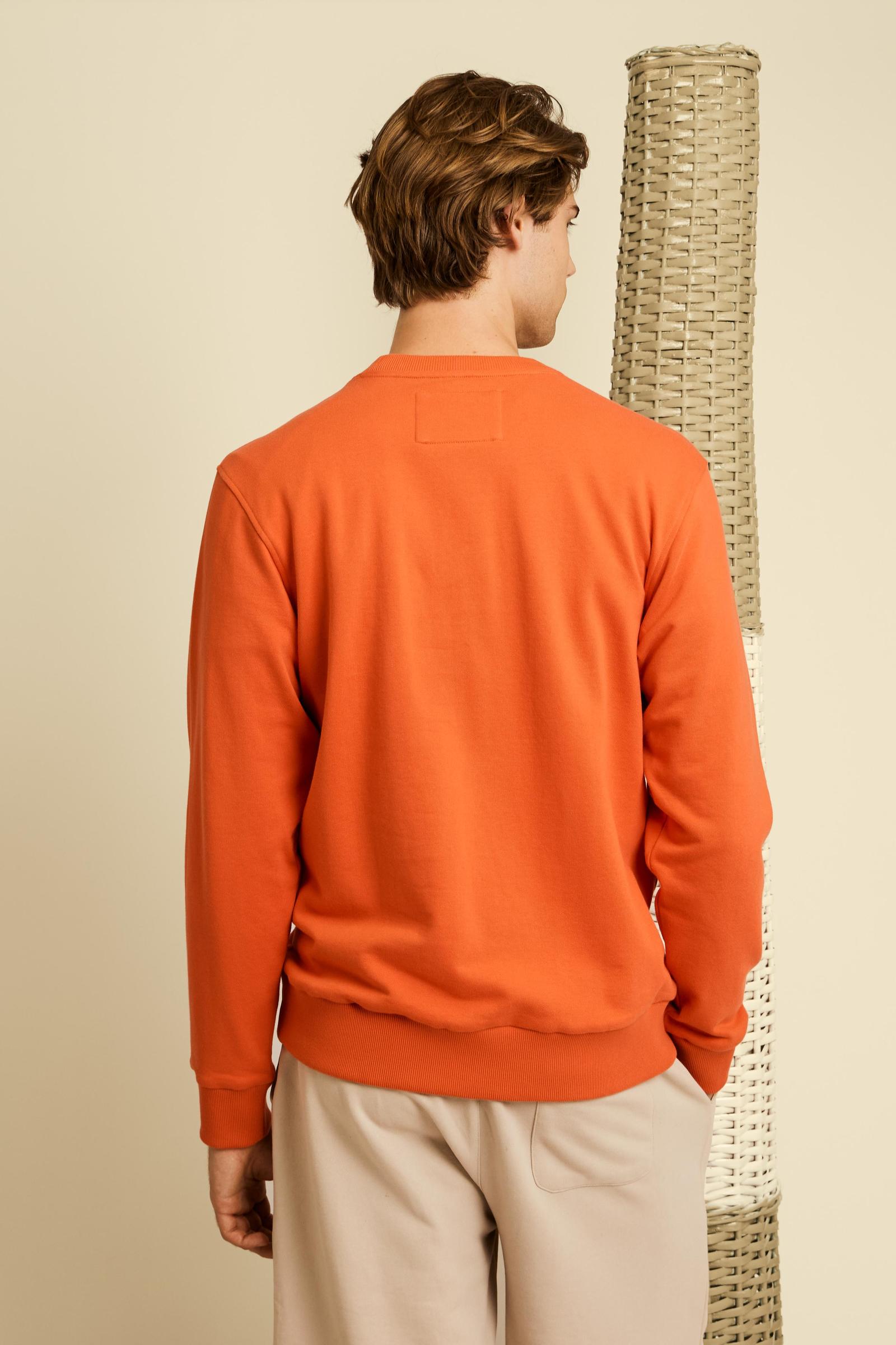 Men's crewneck sweatshirt in french terry with maxi logo - Chuy