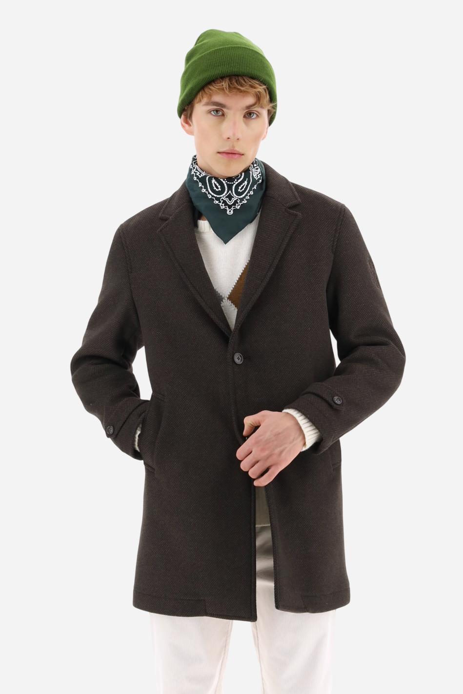 Grau Herrenmantel 4xl Herren Mantel Aus Wollfilz Briceno La Martina