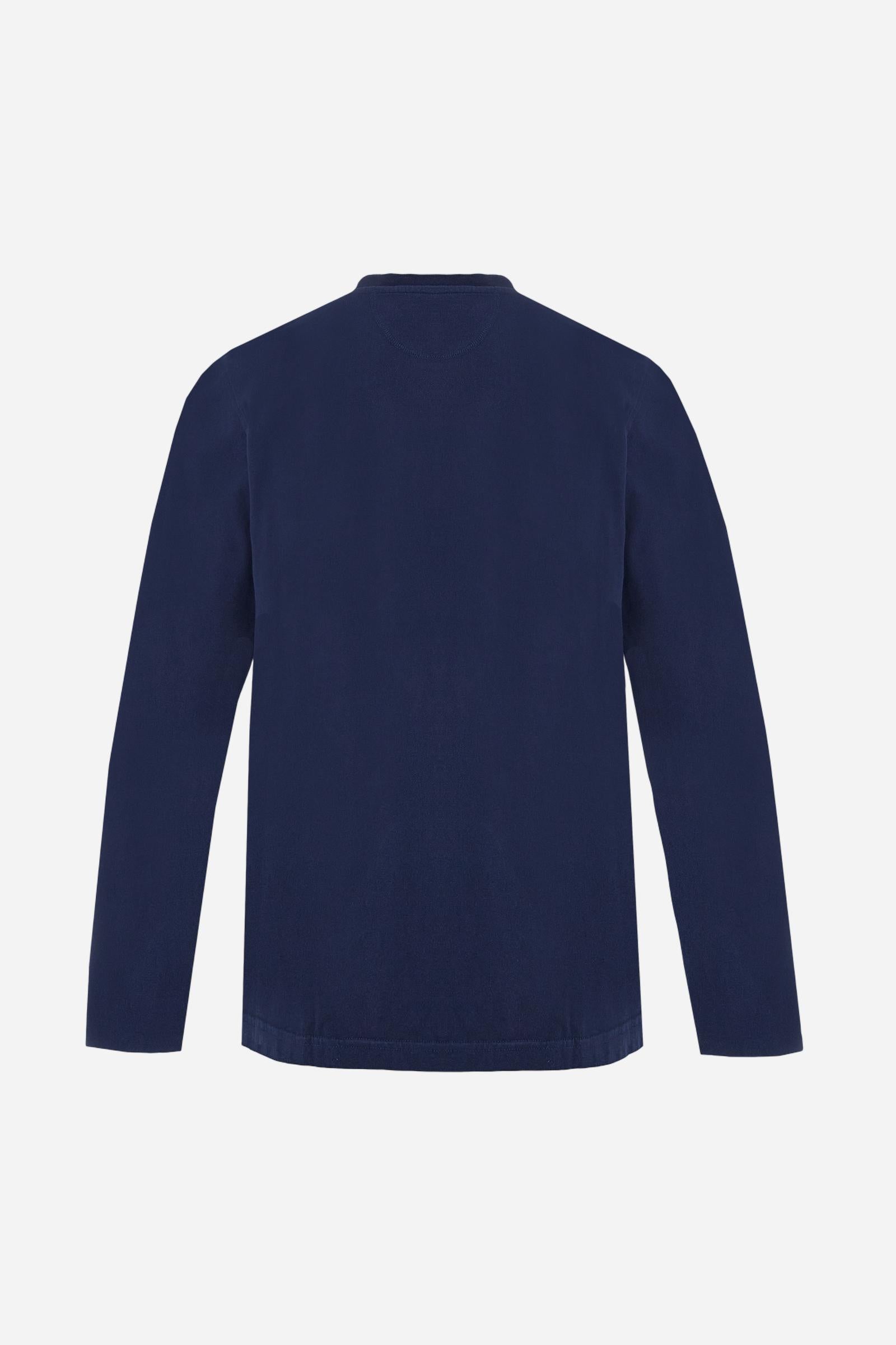 Men’s crew‑neck T‑shirt in cotton jersey basic - Benjy