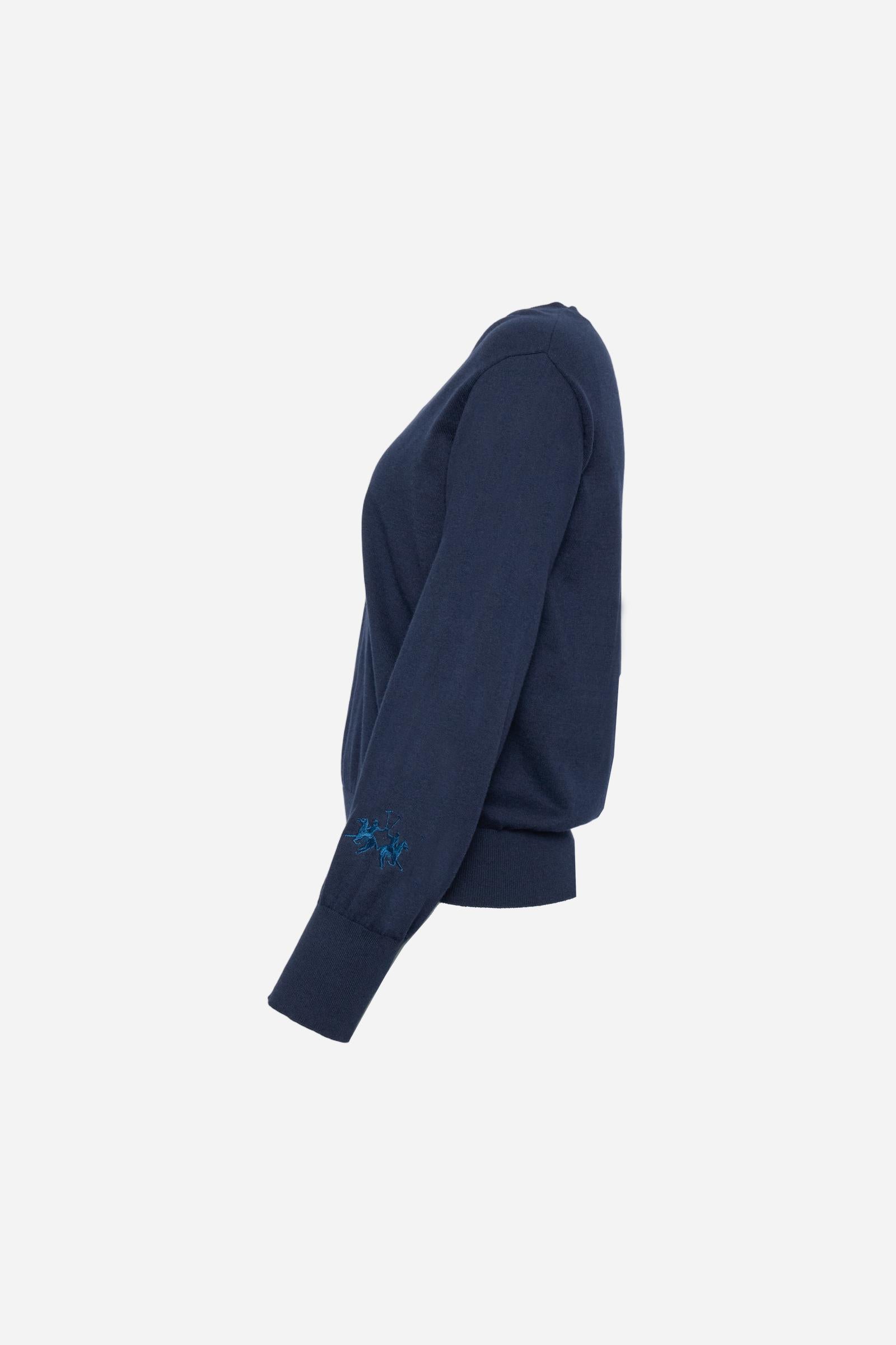 Women's sweater in cotton, wool and cashmere - Carlota