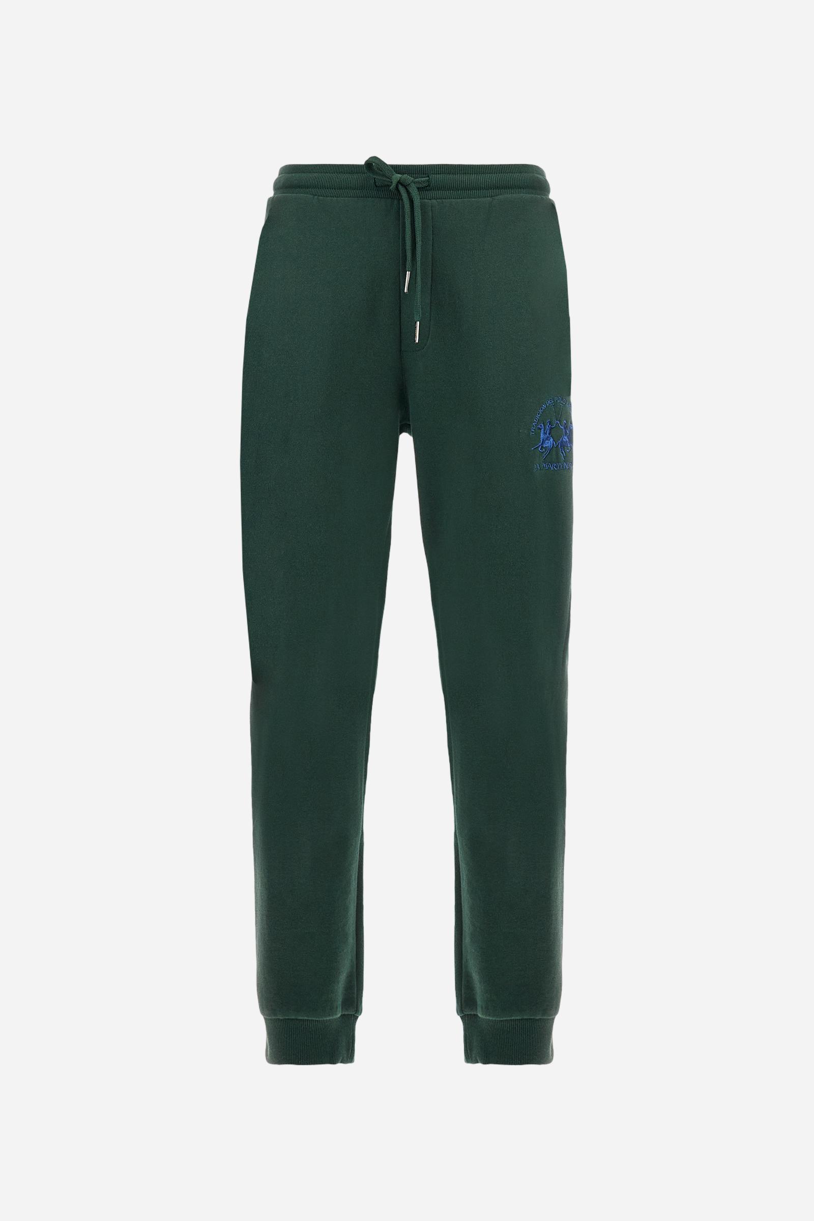 Pantaloni jogging uomo in felpa con logo Team - Belicio