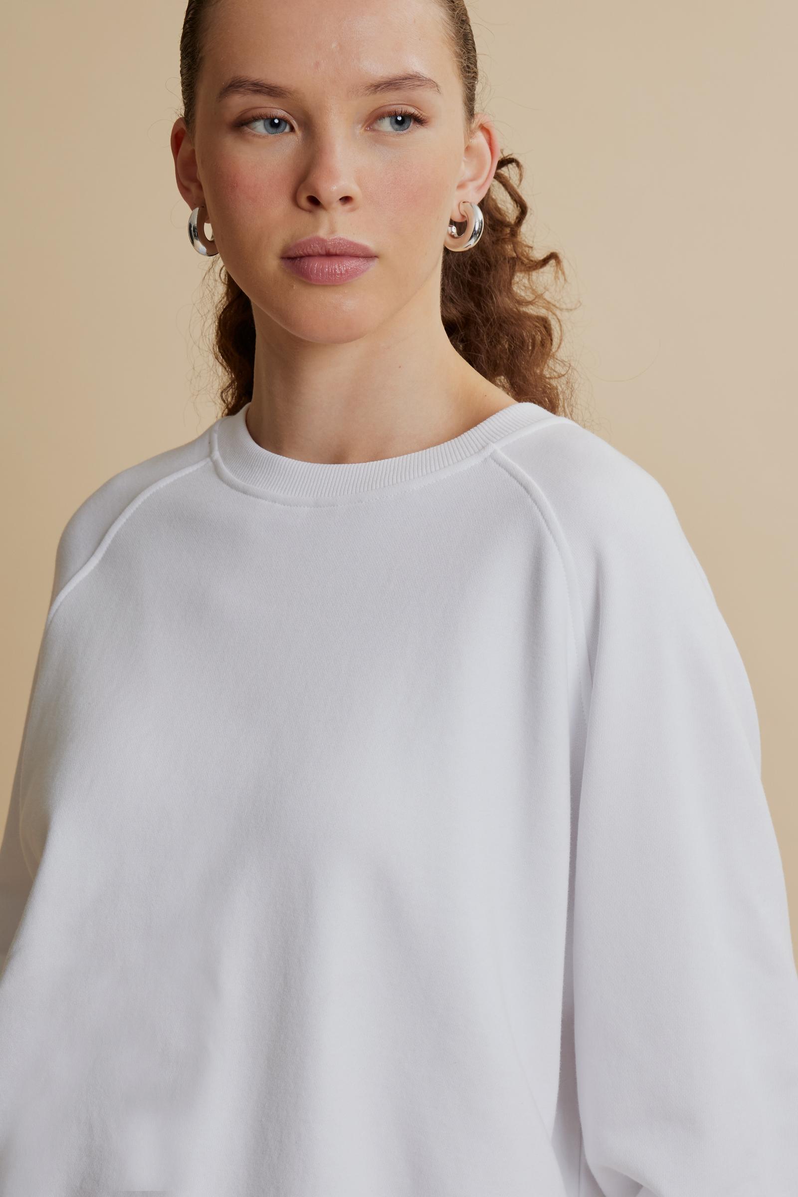 Sweat-shirt femme en French Terry de coton – Claudia