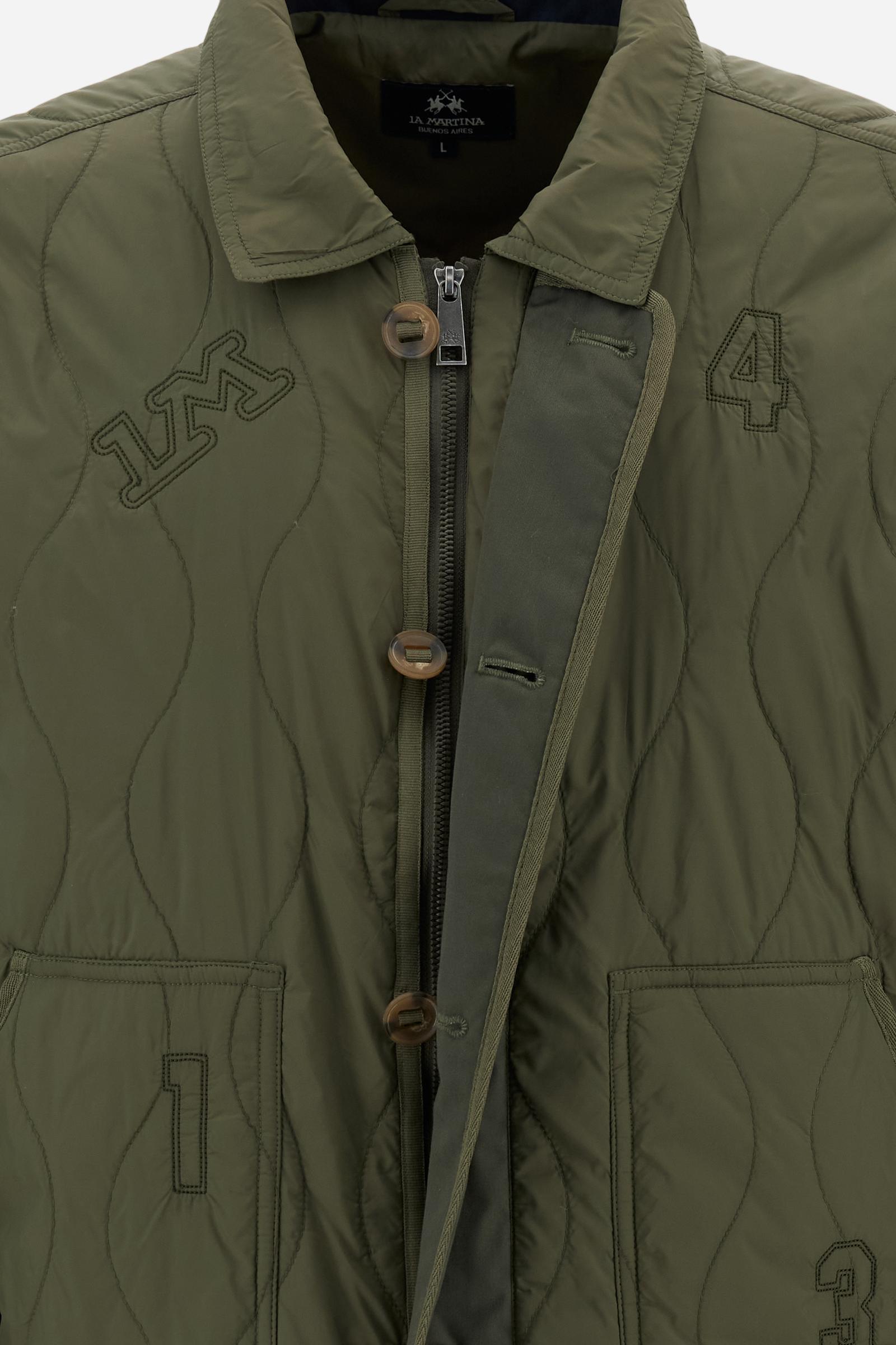 Men’s quilted nylon overshirt – Chad