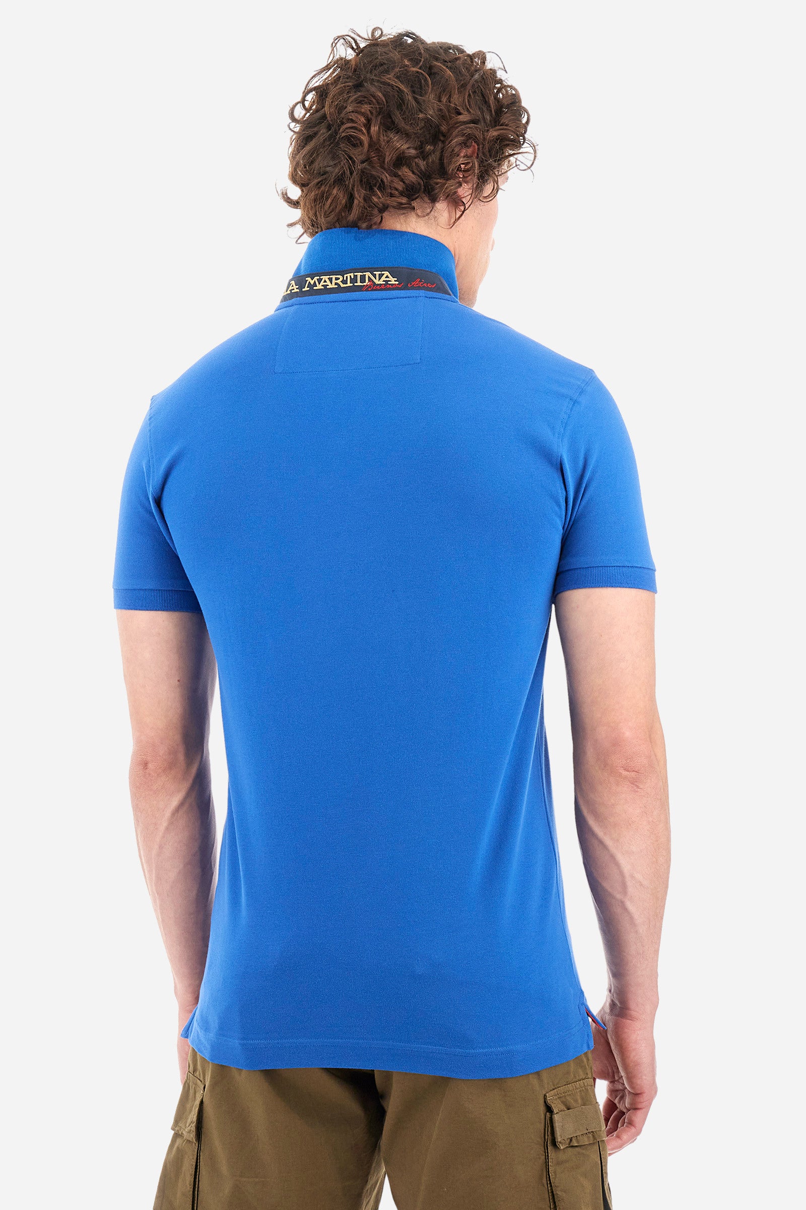 Men's slim-fit Polo Shirt - Classic Blue