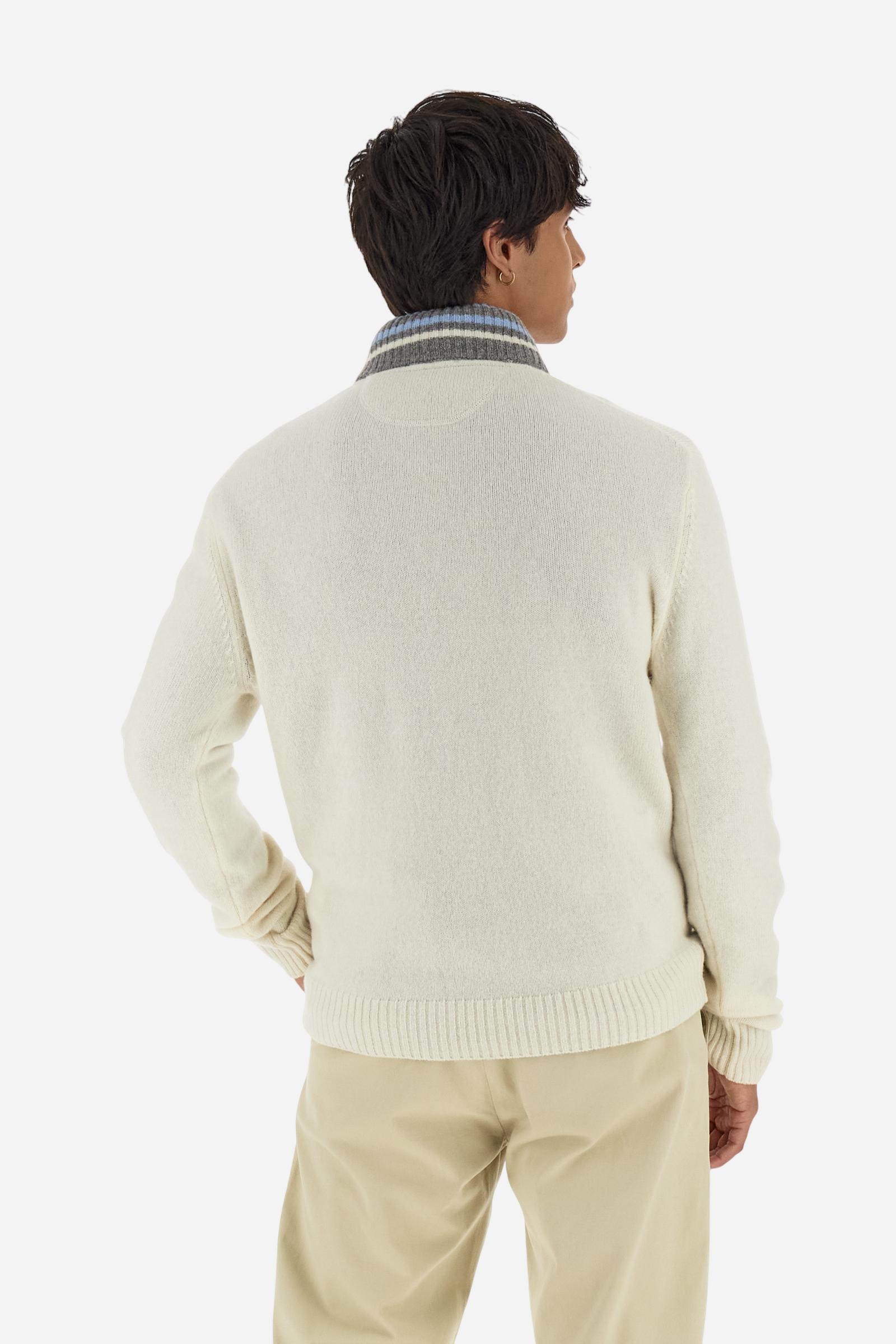 Men’s half zip lambswool sweater Special Event - Burton