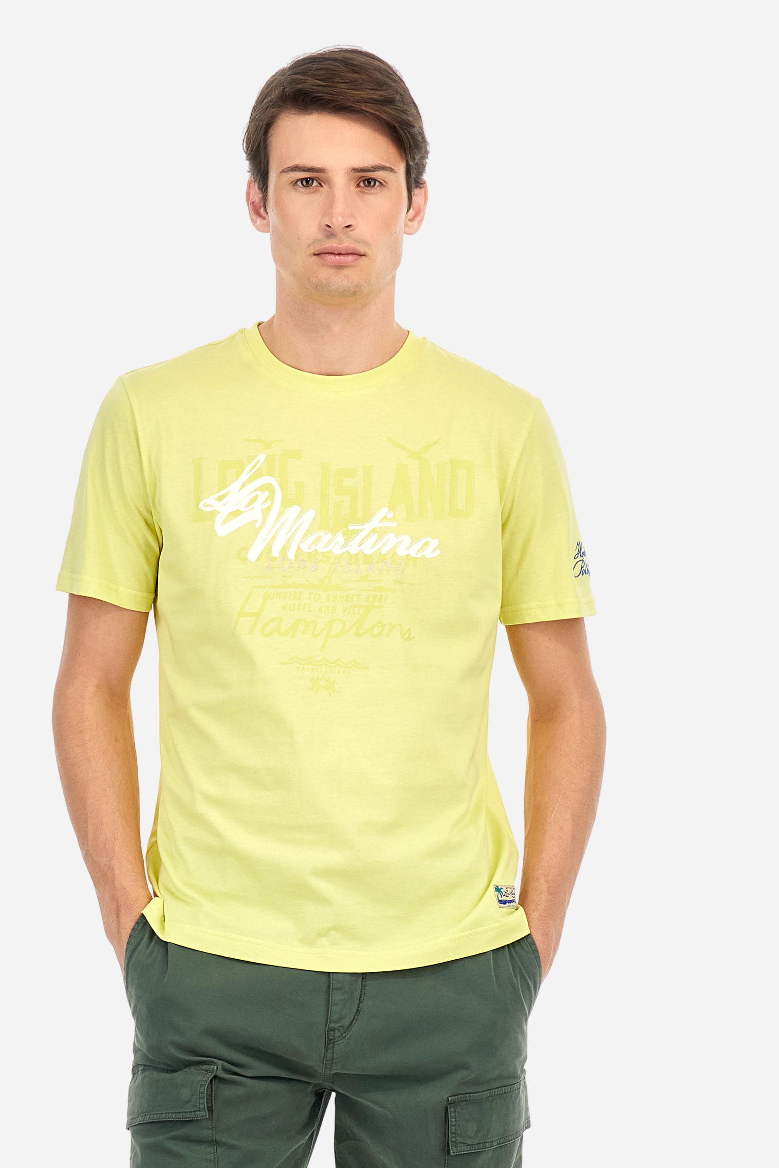 Regular fit cotton jersey T-shirt - Amor