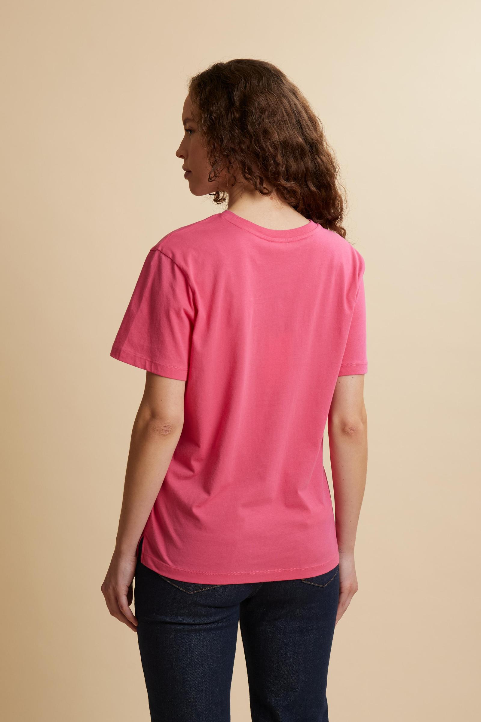 Damen-Baumwoll-Jersey-T-Shirt mit Logo – Casta