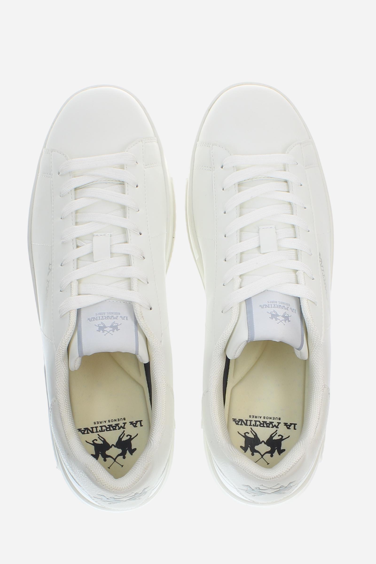 Sneakers Urbaines Homme en Cuir Total White – Link