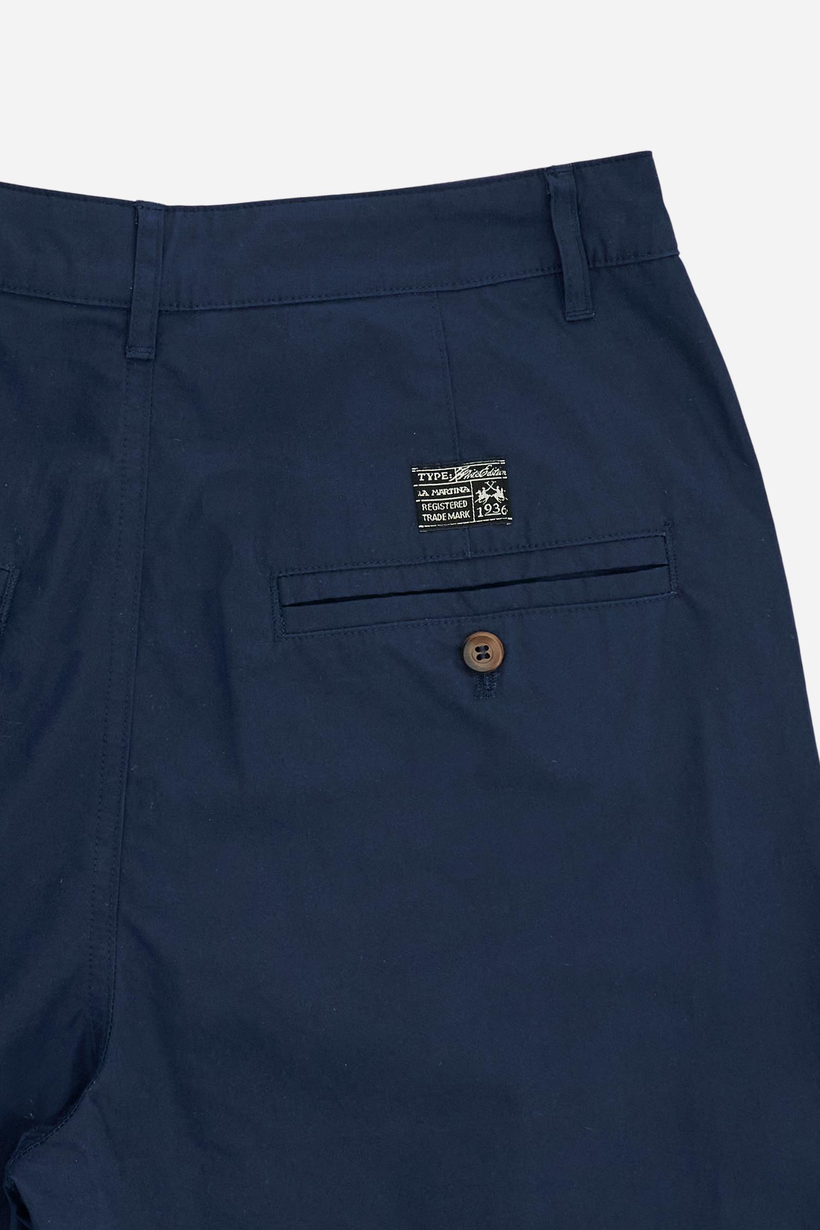 Women’s wide leg poplin trousers - Catriel