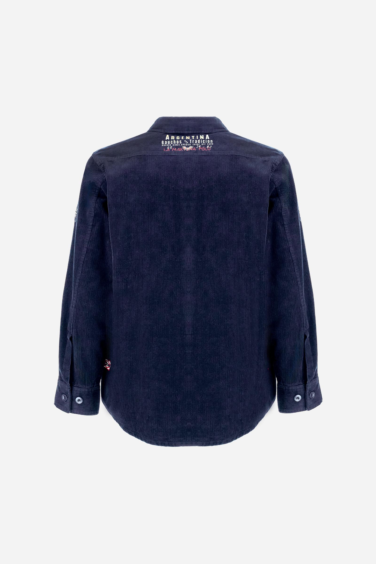 Surchemise homme en velours rayé - Bob