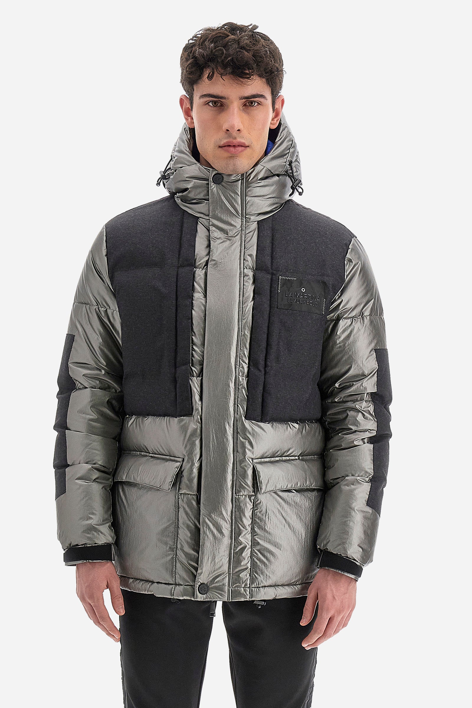 Herren -Outdoor -Daunenjacke regular fit Watkins La Martina