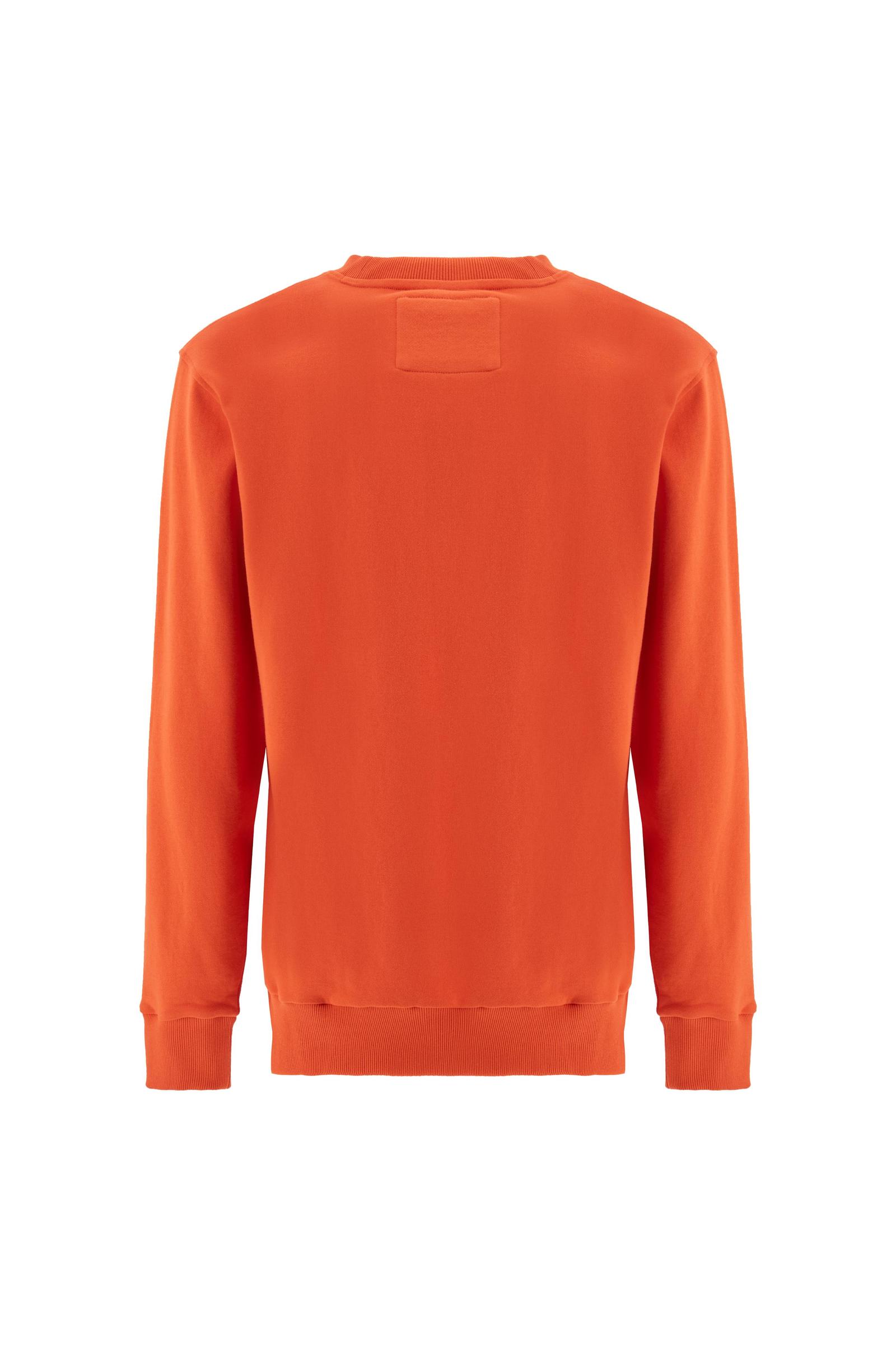 Men's crewneck sweatshirt in french terry with maxi logo - Chuy