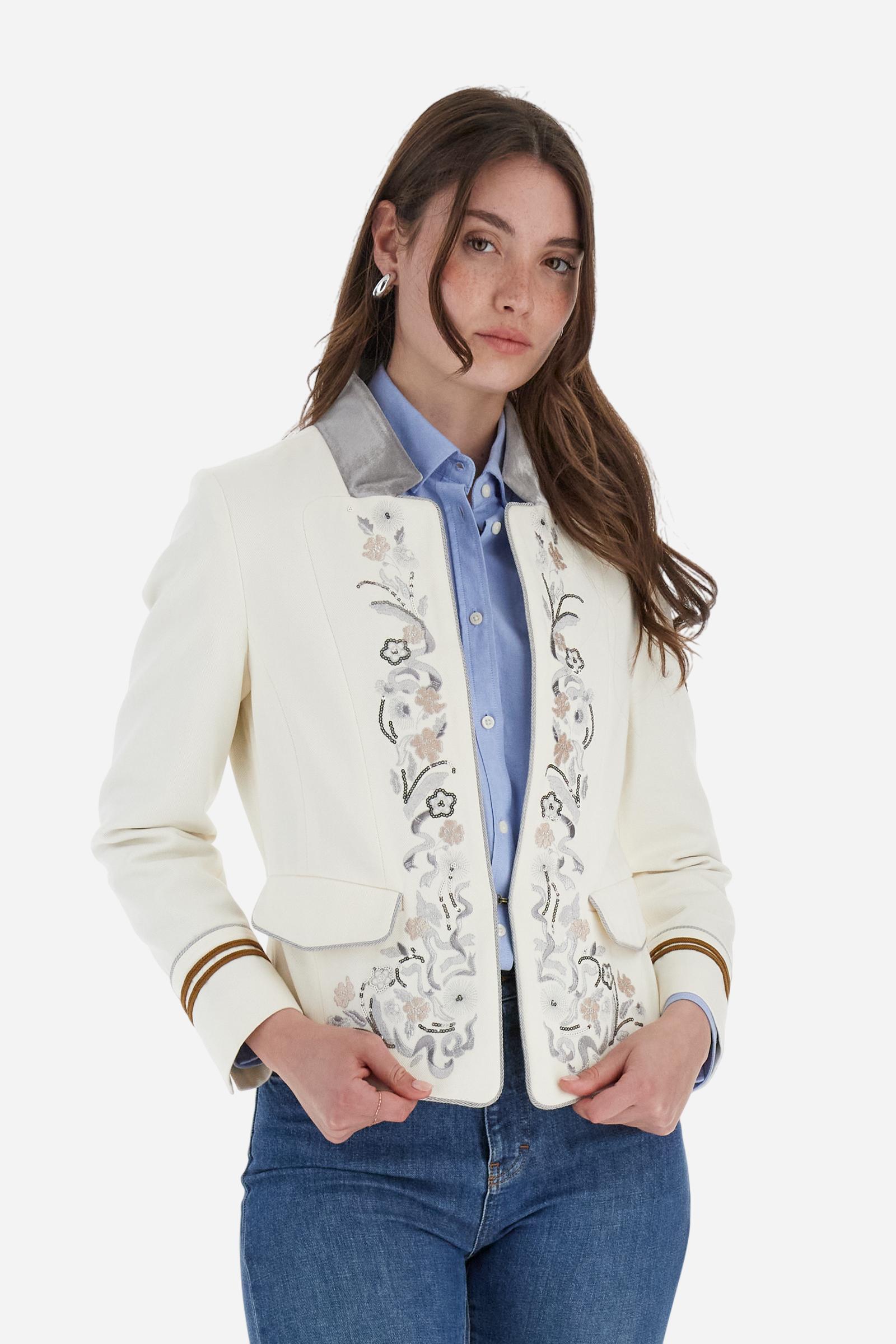 Damenjacke aus schwerem Baumwolltwill - Blanca