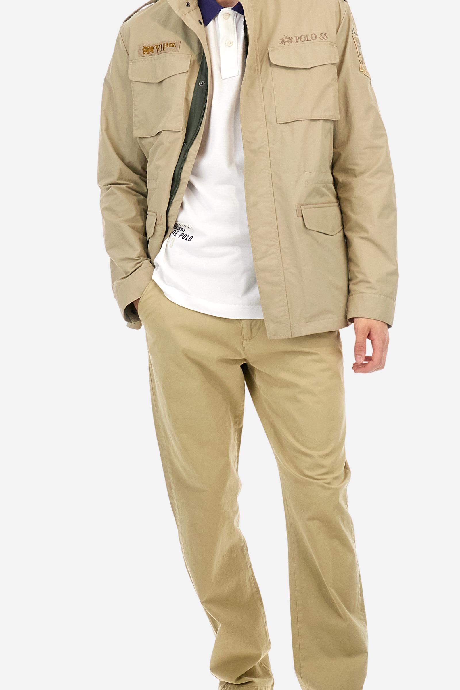 Regular fit polo shirt in stretch cotton piqué - Aicher