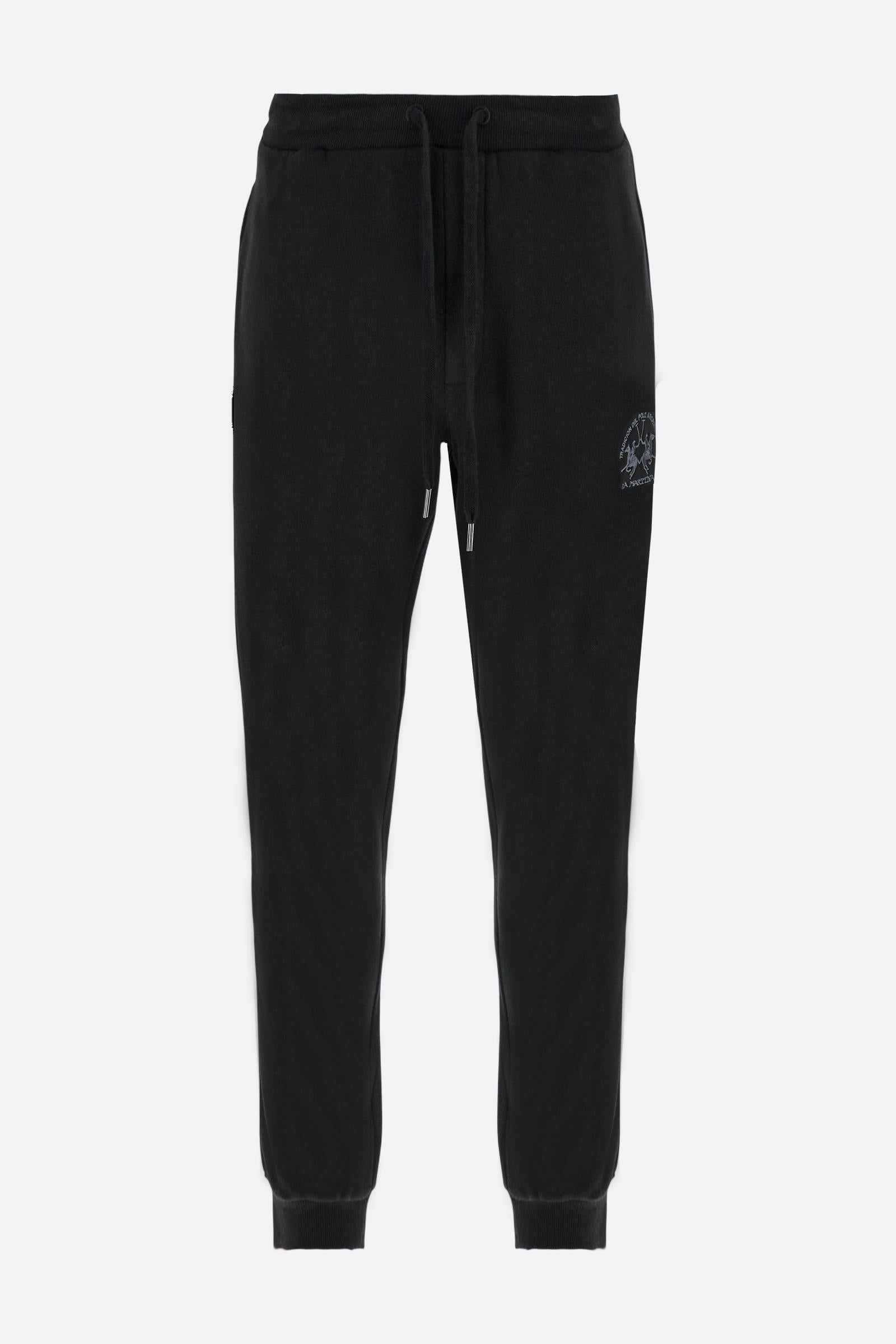 Pantaloni jogging uomo in felpa con logo Team - Belicio