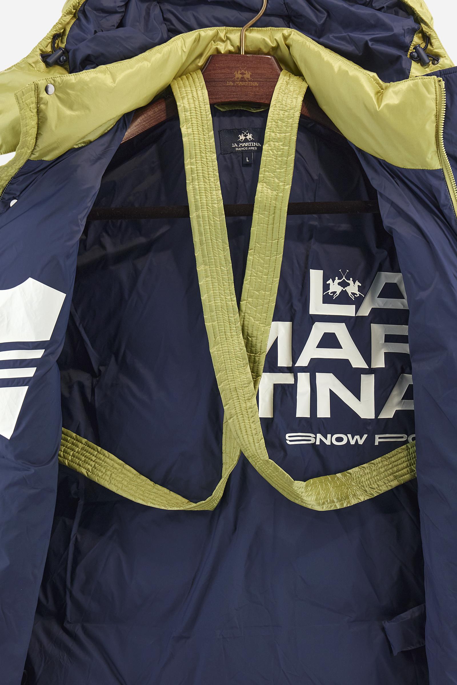 Men’s iridescent nylon down jacket Polo Player - Bert