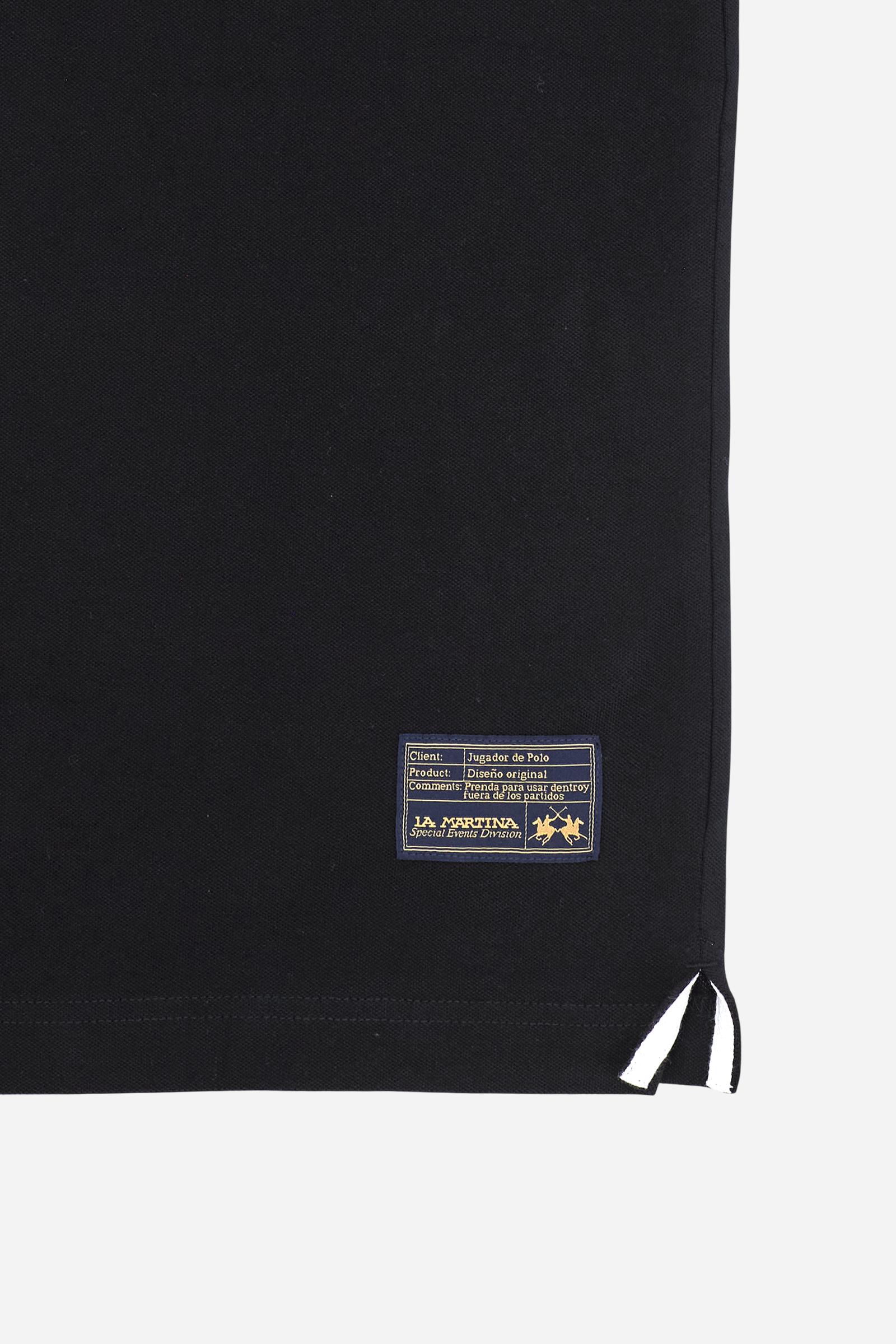 Men’s regular fit stretch piqué polo shirt Essential – Russell