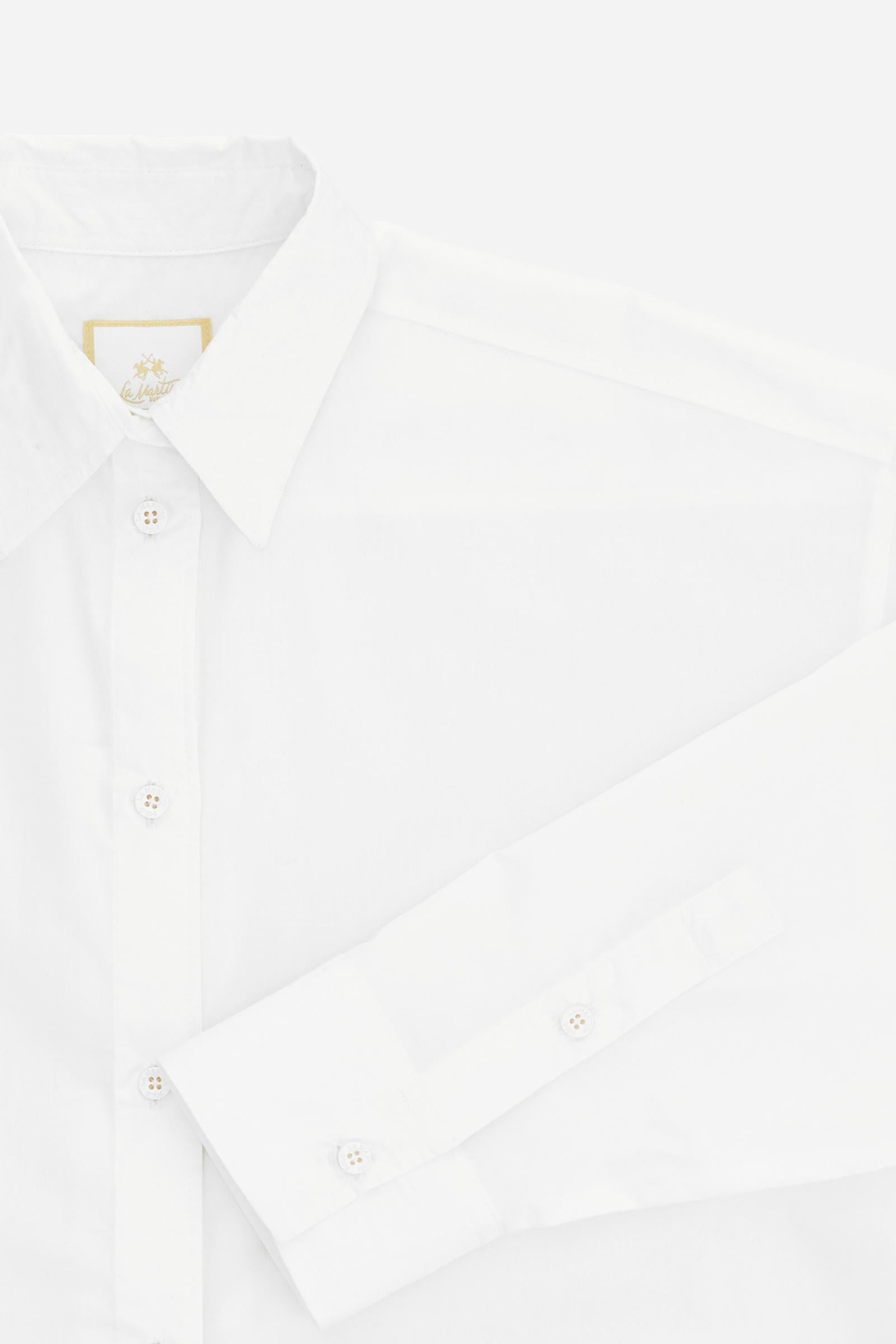 Women’s oversized cotton poplin shirt – Clara