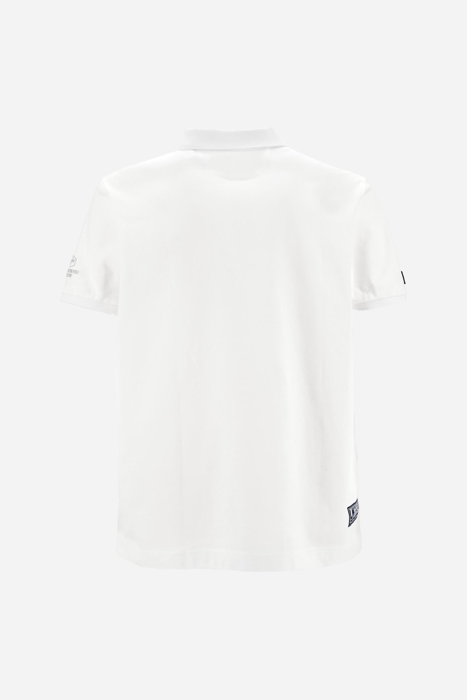 Men’s short-sleeve piqué polo Nations collection - Charo