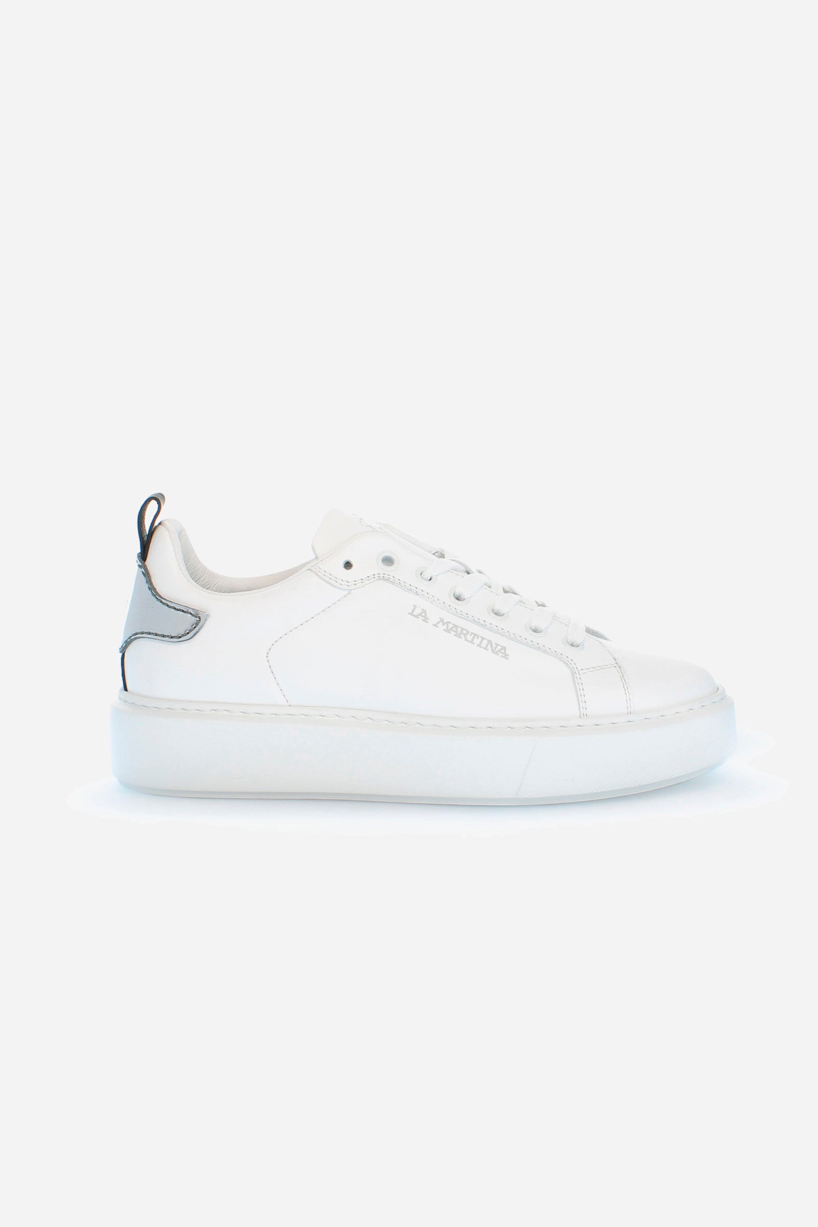 Damen-Sneaker aus weichem, durchgefärbtem Kalbsleder | La Martina