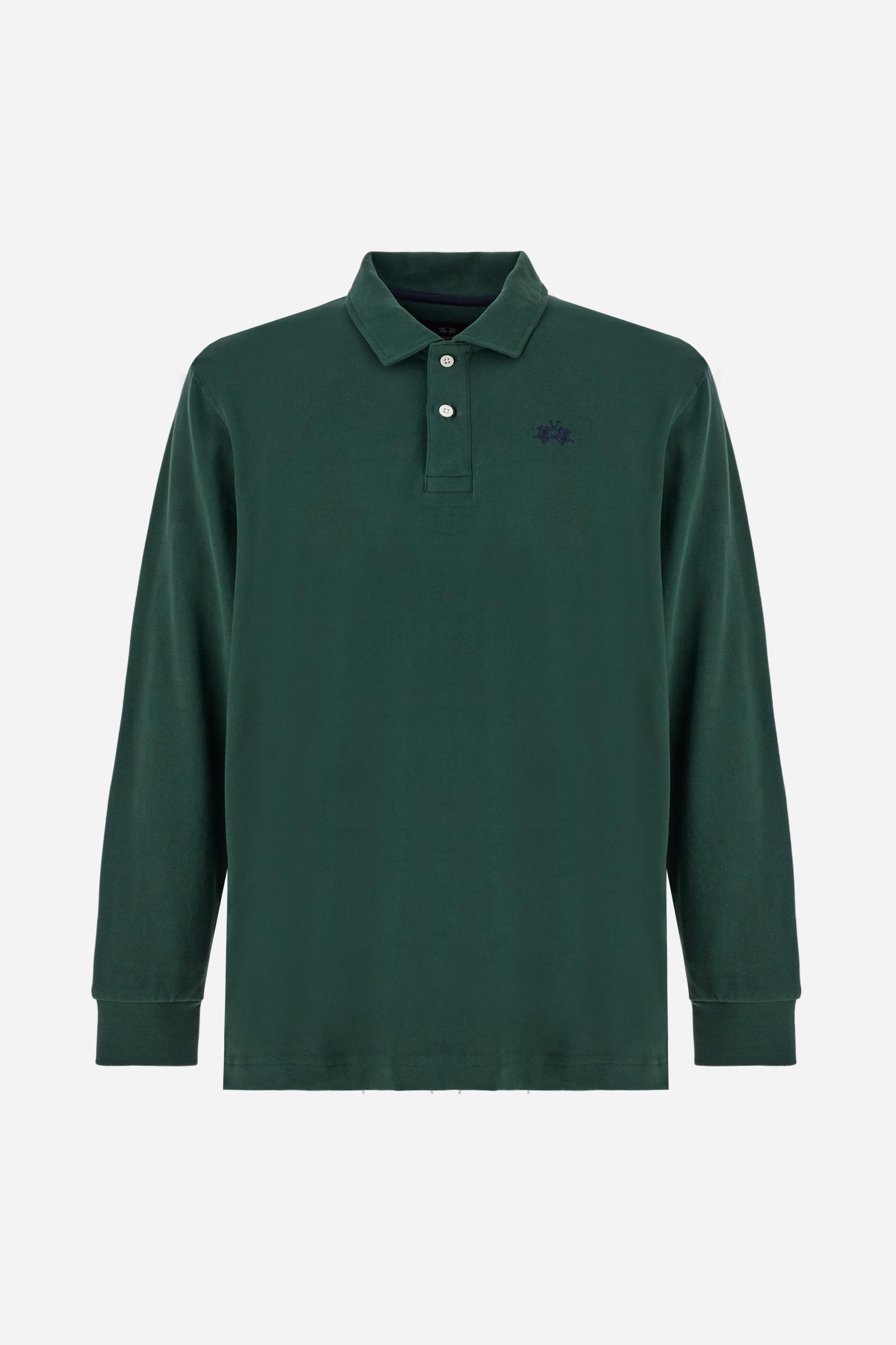 Polo homme en jersey toucher doux avec coudières - Brayden