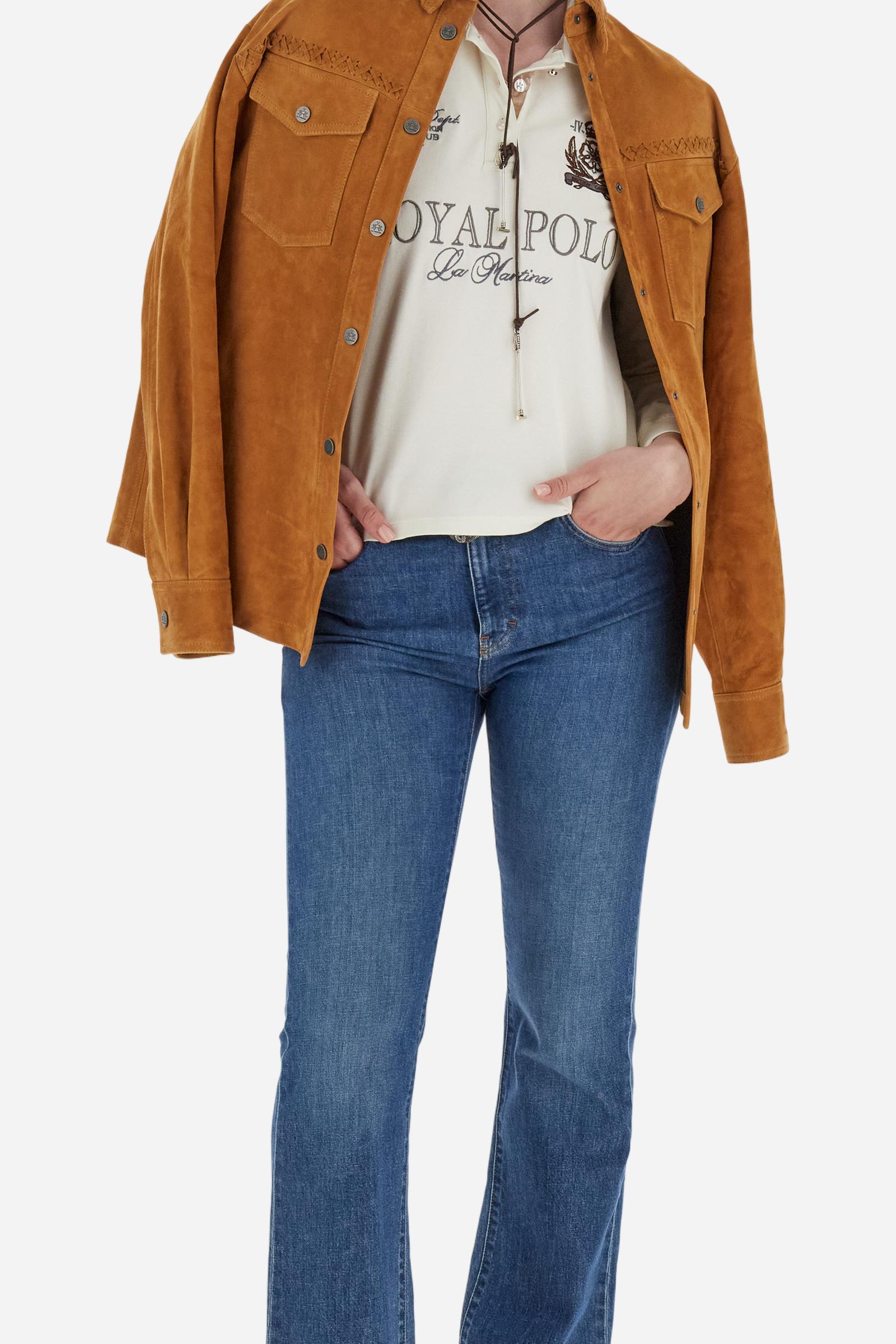 Women’s stretch piqué polo Royal Polo - Blondie