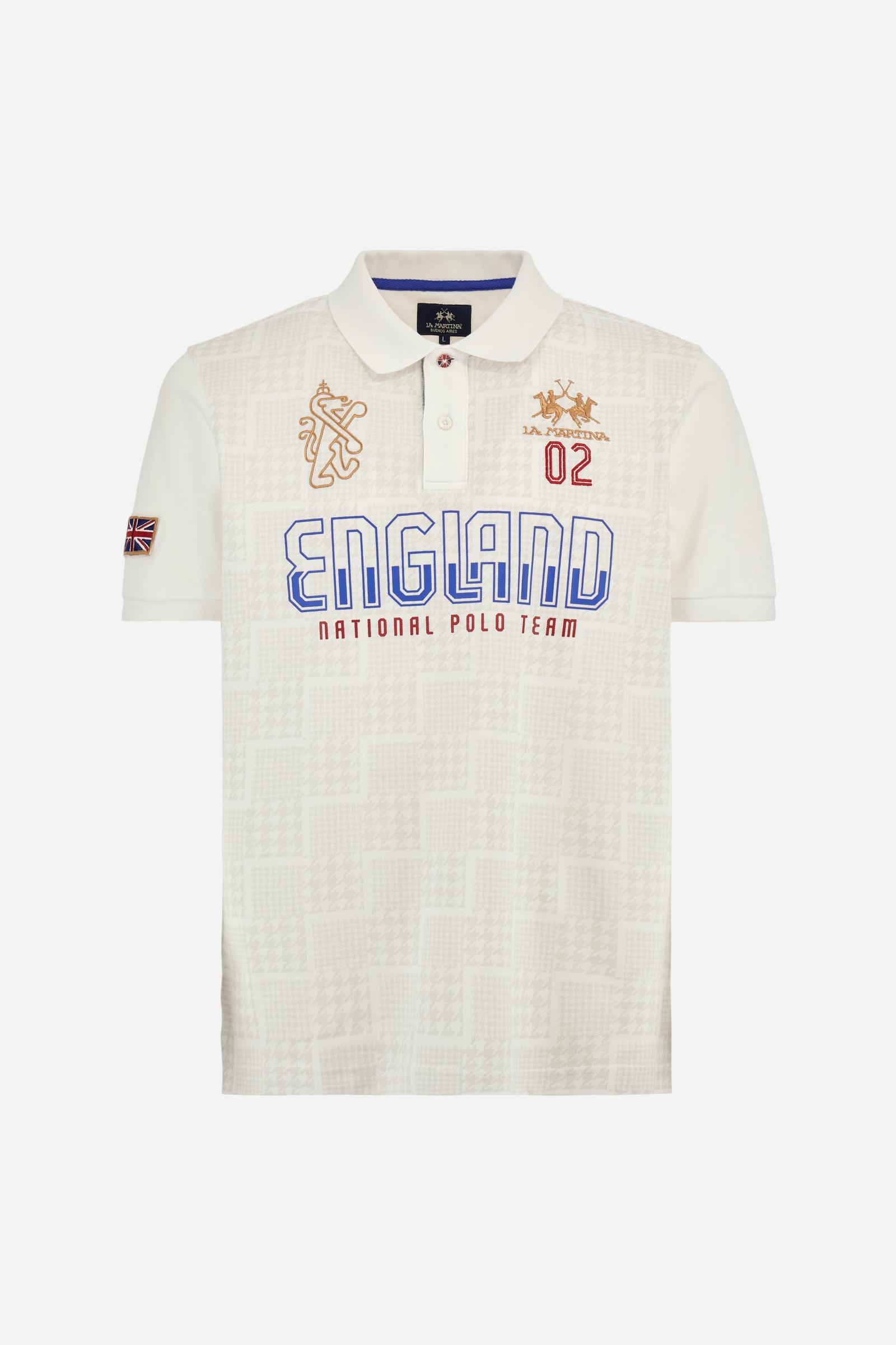 Regular-fit cotton polo shirt - Adon