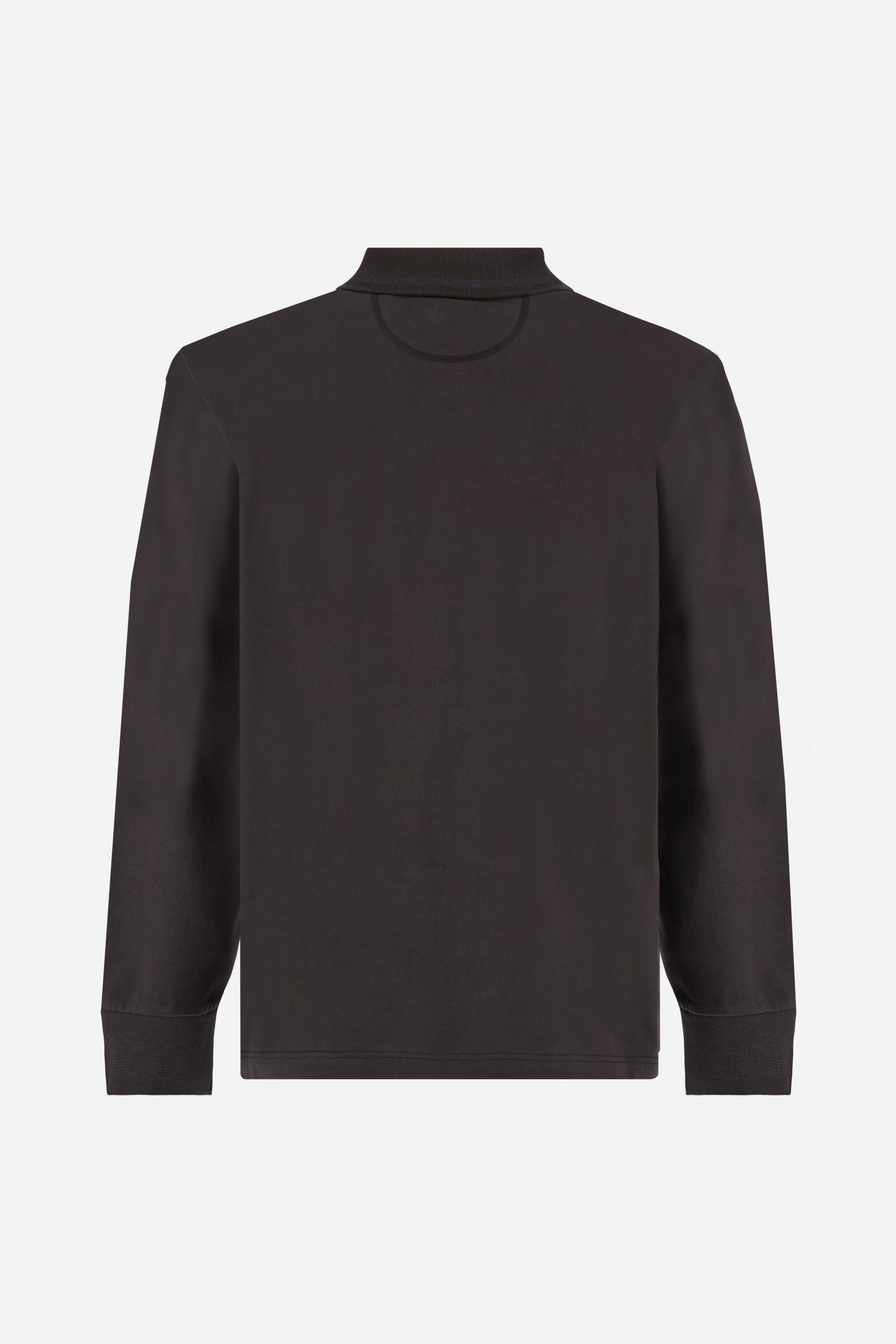 Men’s soft-touch jersey polo Iconic La Martina - Broox