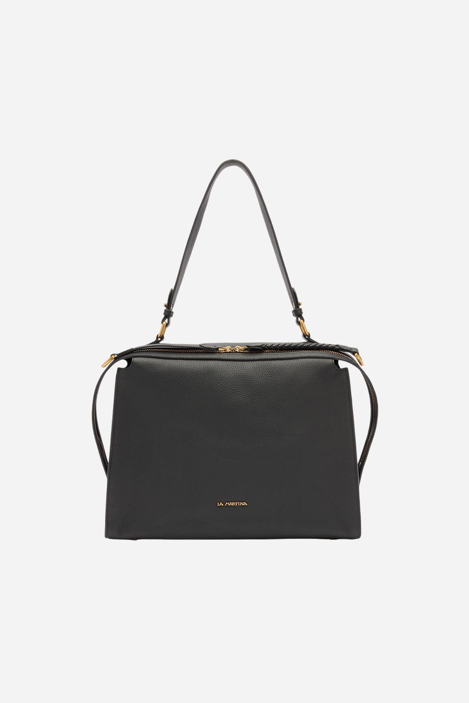 Large full-grain leather shoulder bag for women – Shoulder