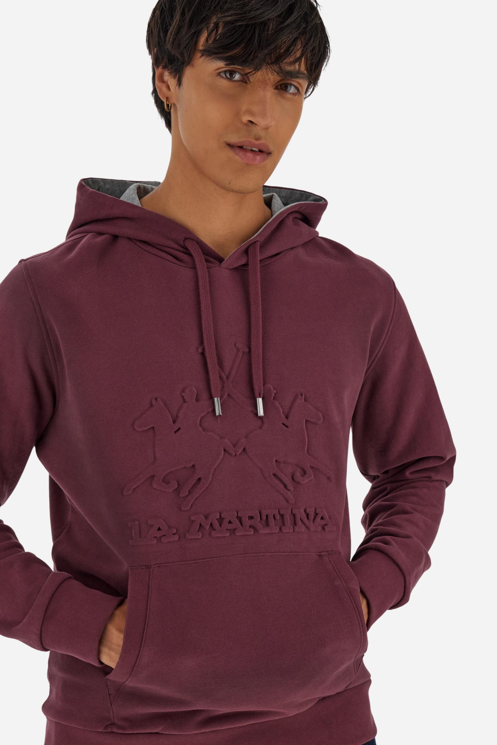 Sweat à capuche en coton avec maxi logo - Benny