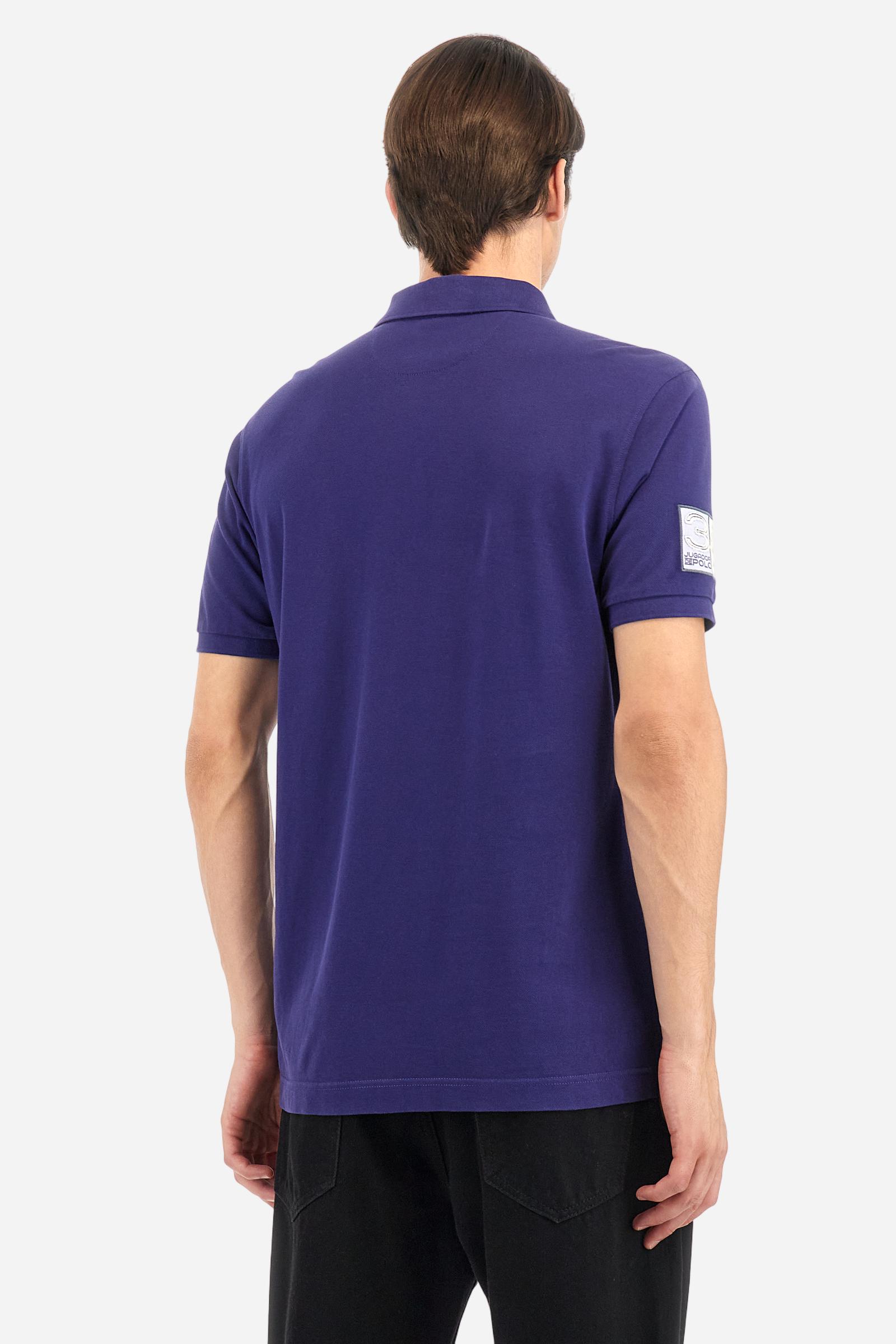 Regular fit polo shirt in stretch cotton piqué - Airton