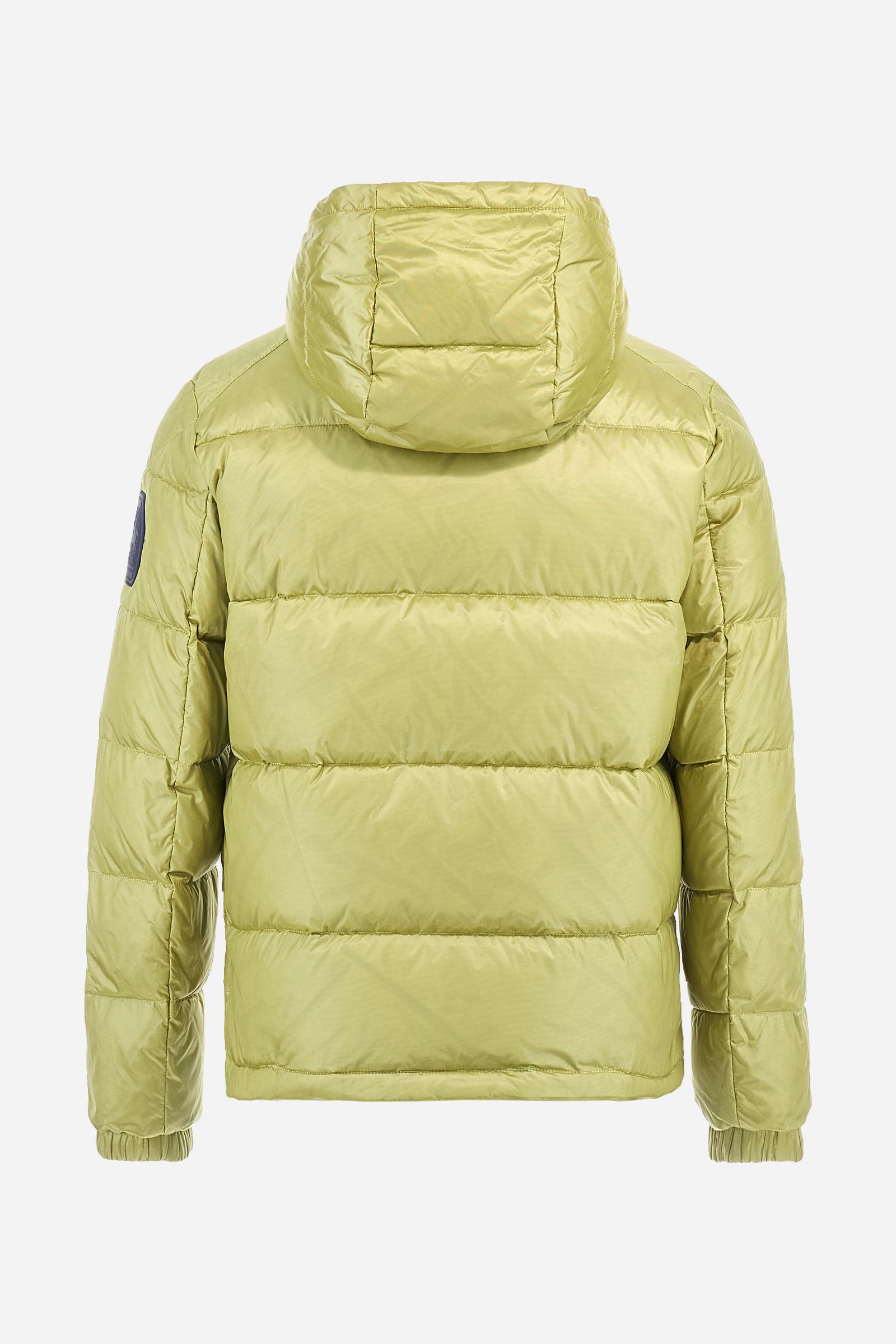 Men’s iridescent nylon down jacket Polo Player - Bert