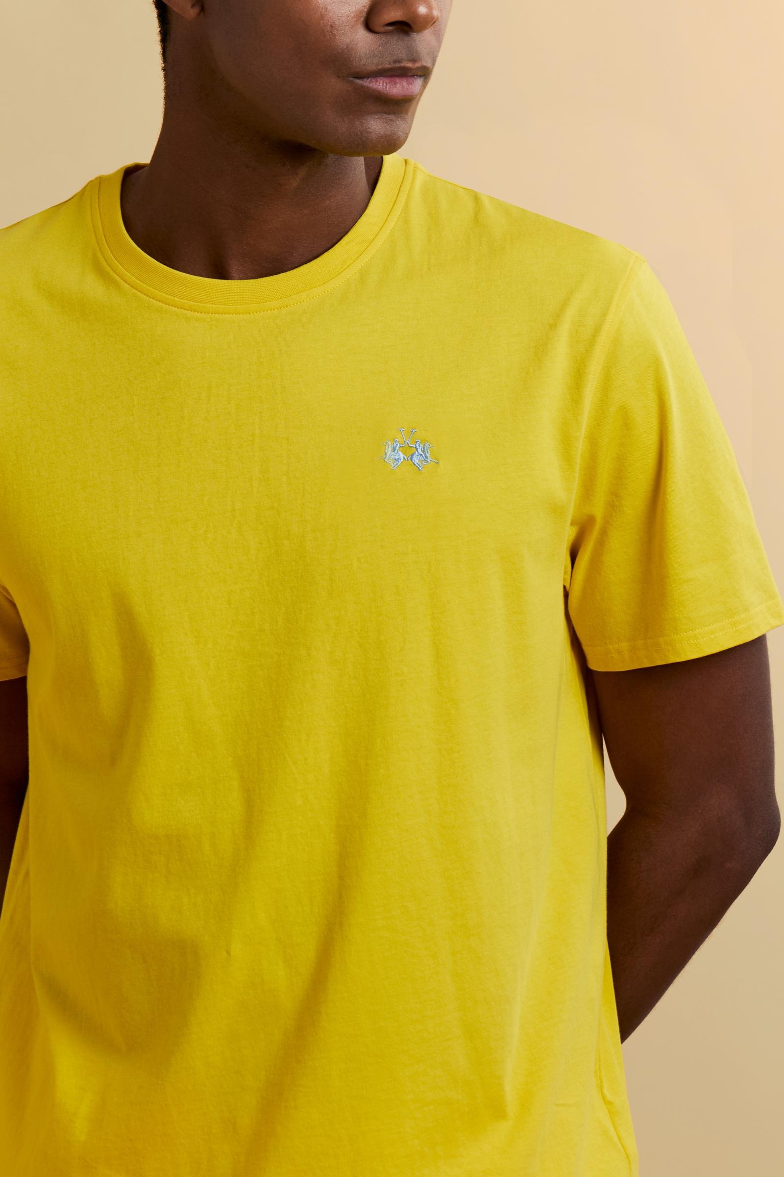 T-shirt homme en jersey de coton avec petit logo - Serge