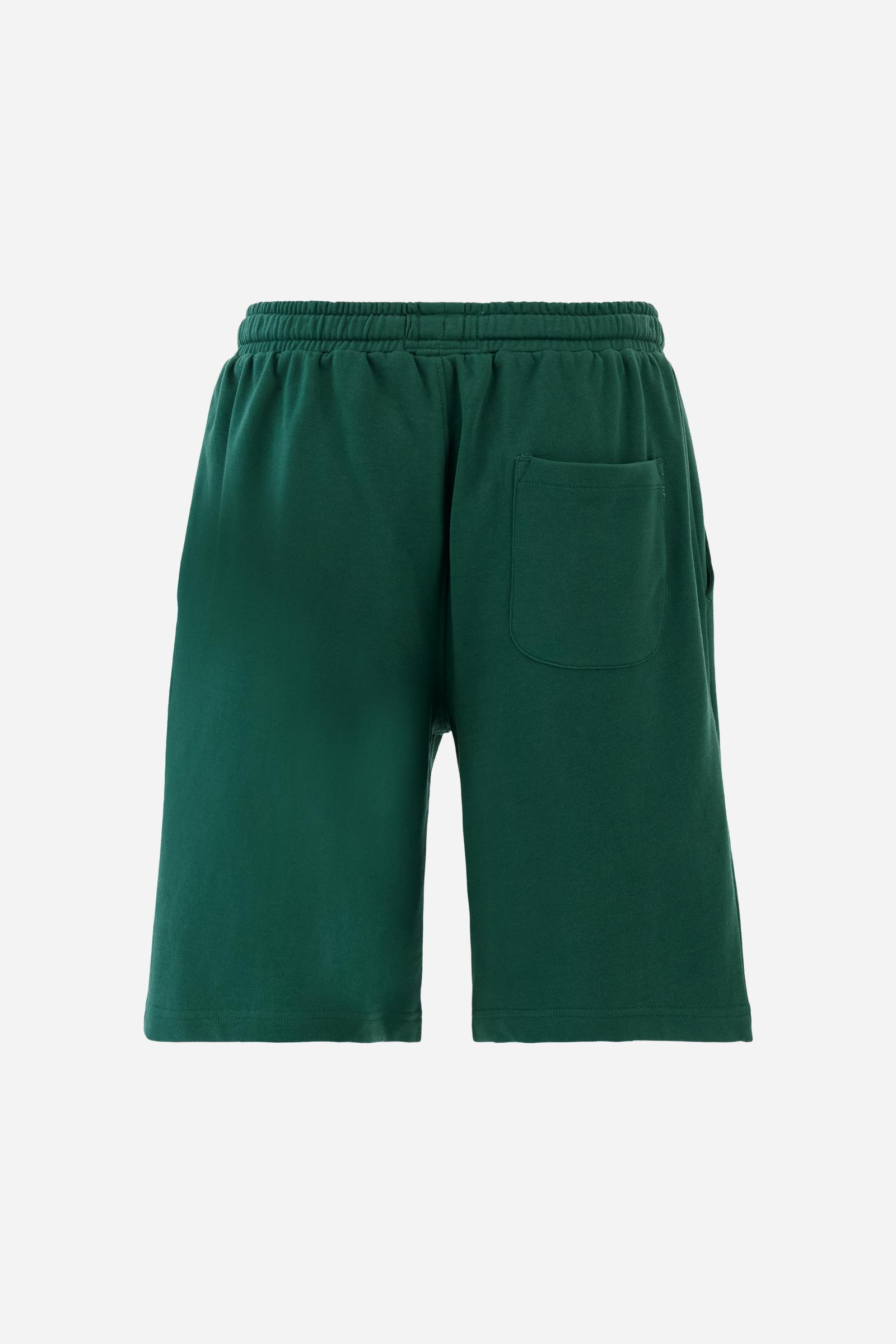 Bermuda homme en molleton de coton avec maxi logo - Remi