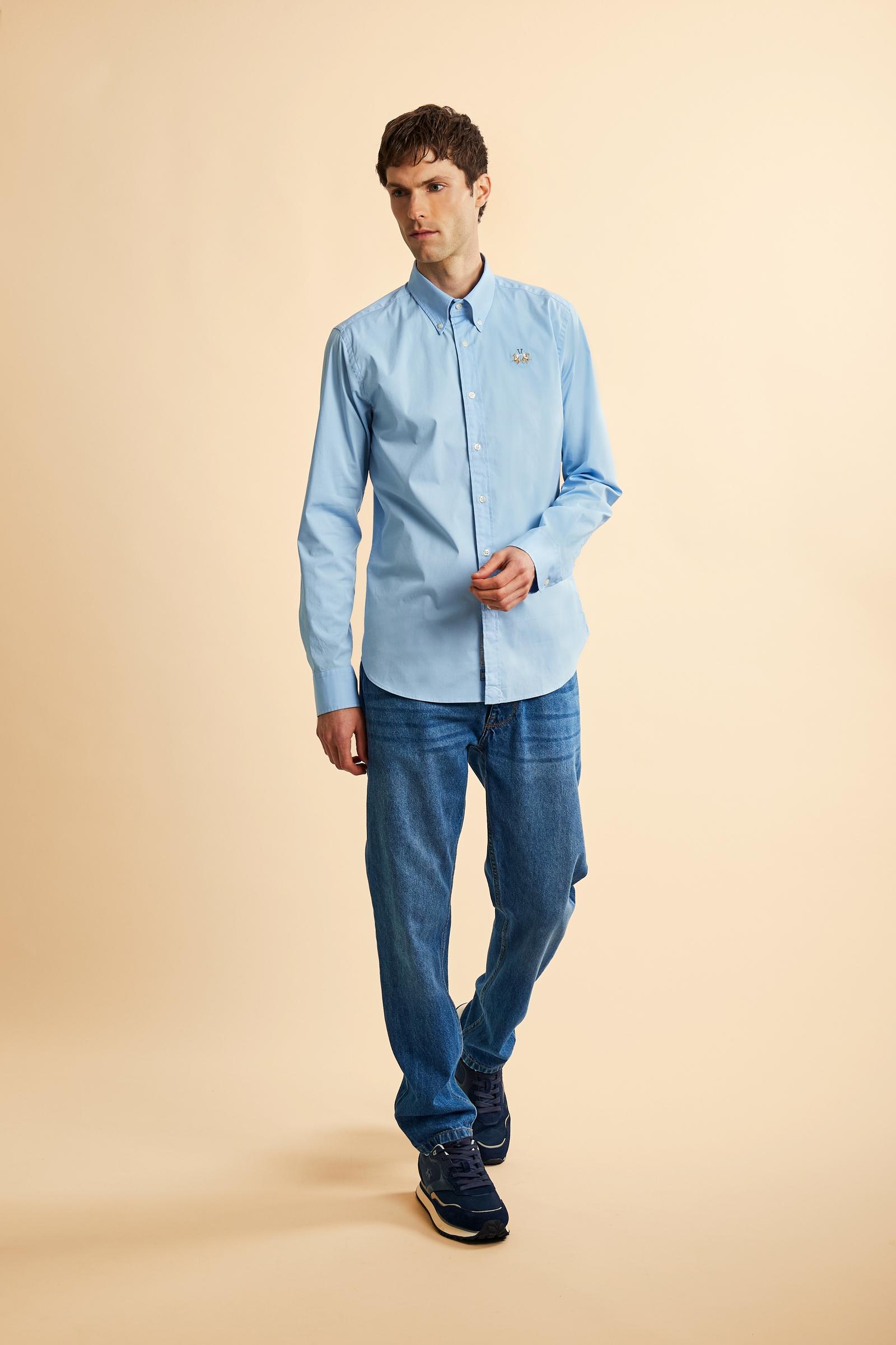 Men's shirt slim fit - Blue Bell
