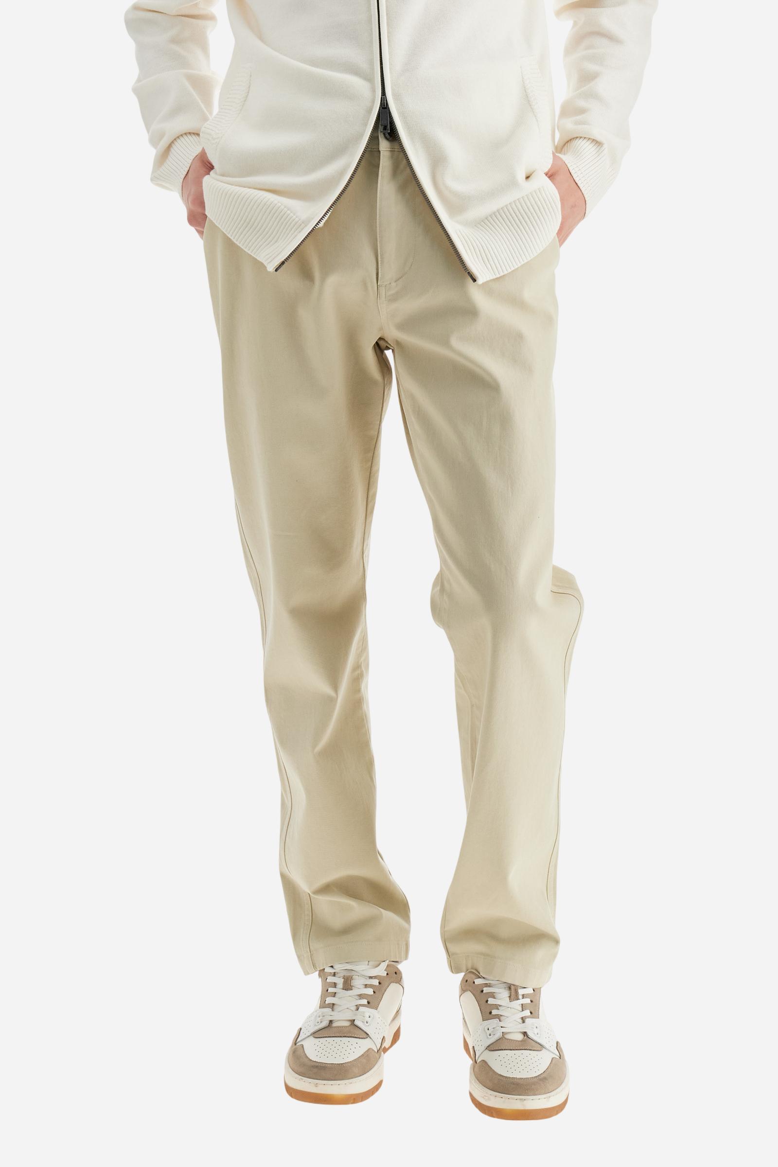 Pantalón chino hombre sarga teñido en prenda - Breighann