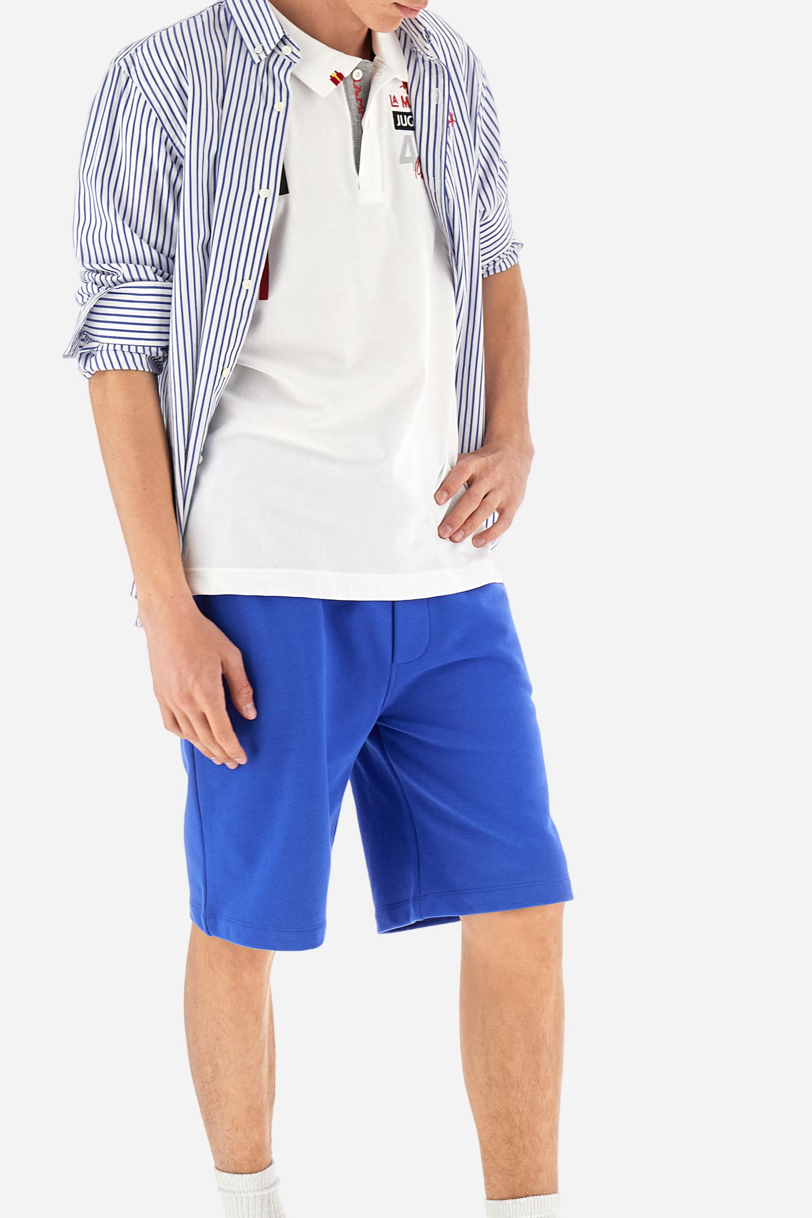 Polo en piqué de coton extensible coupe classique - Aguirre