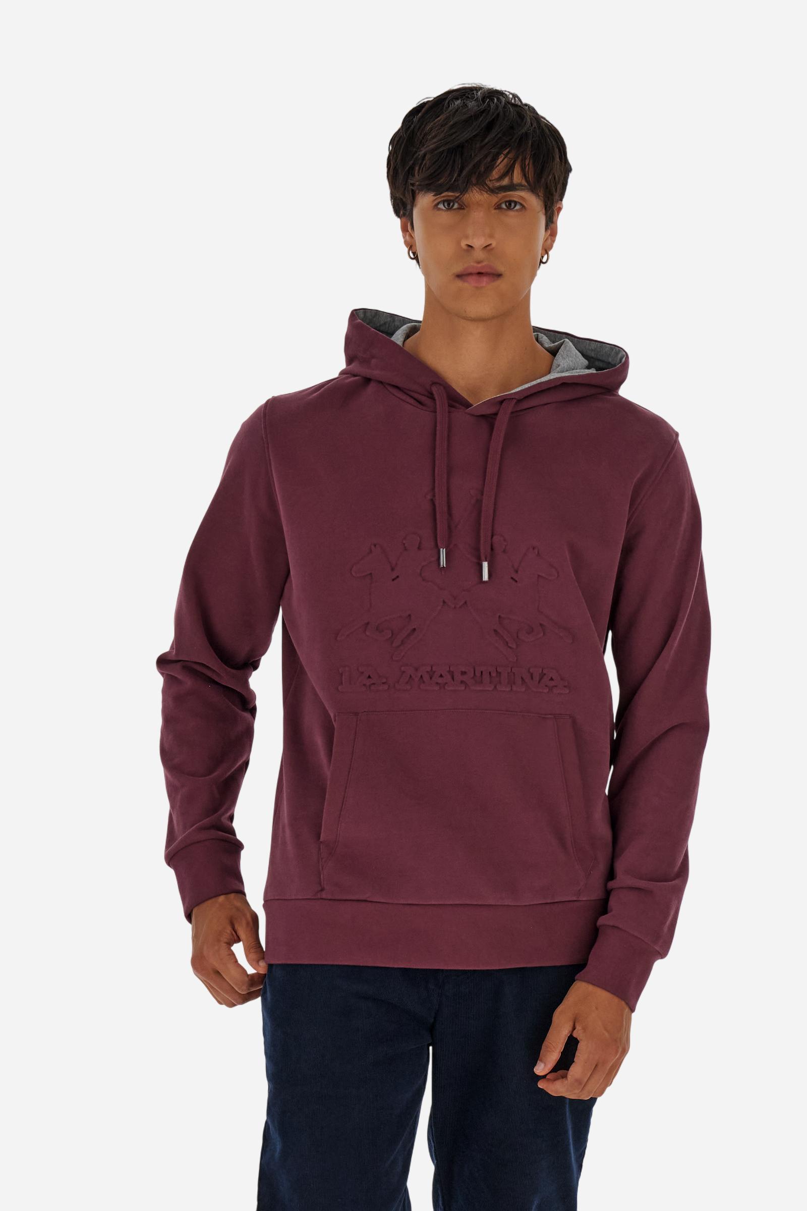 Sweat à capuche en coton avec maxi logo - Benny