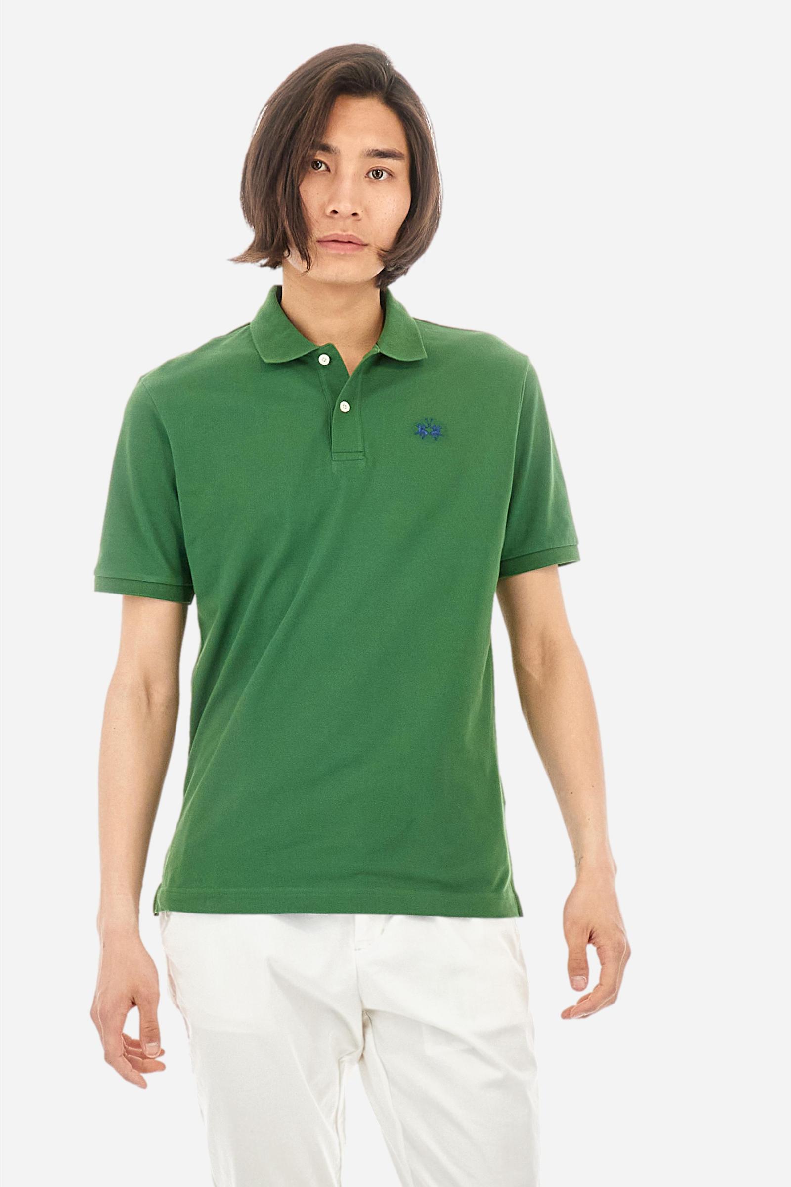 Men's short-sleeved regular-fit polo shirt - Junipet