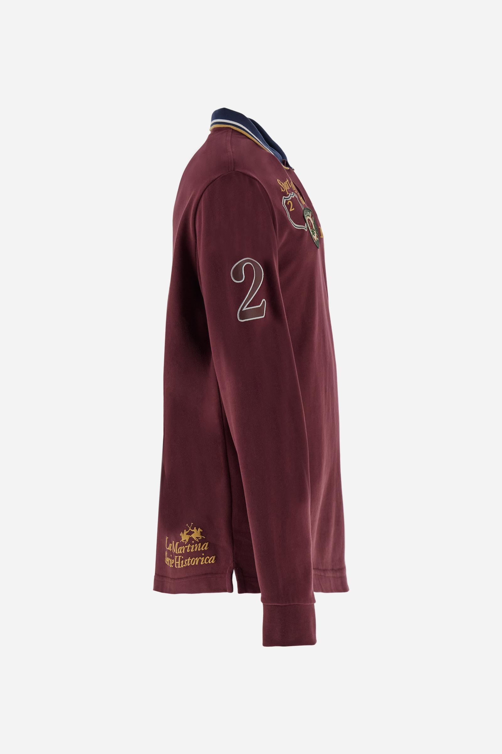 Men’s soft‑touch jersey polo shirt - Bertram