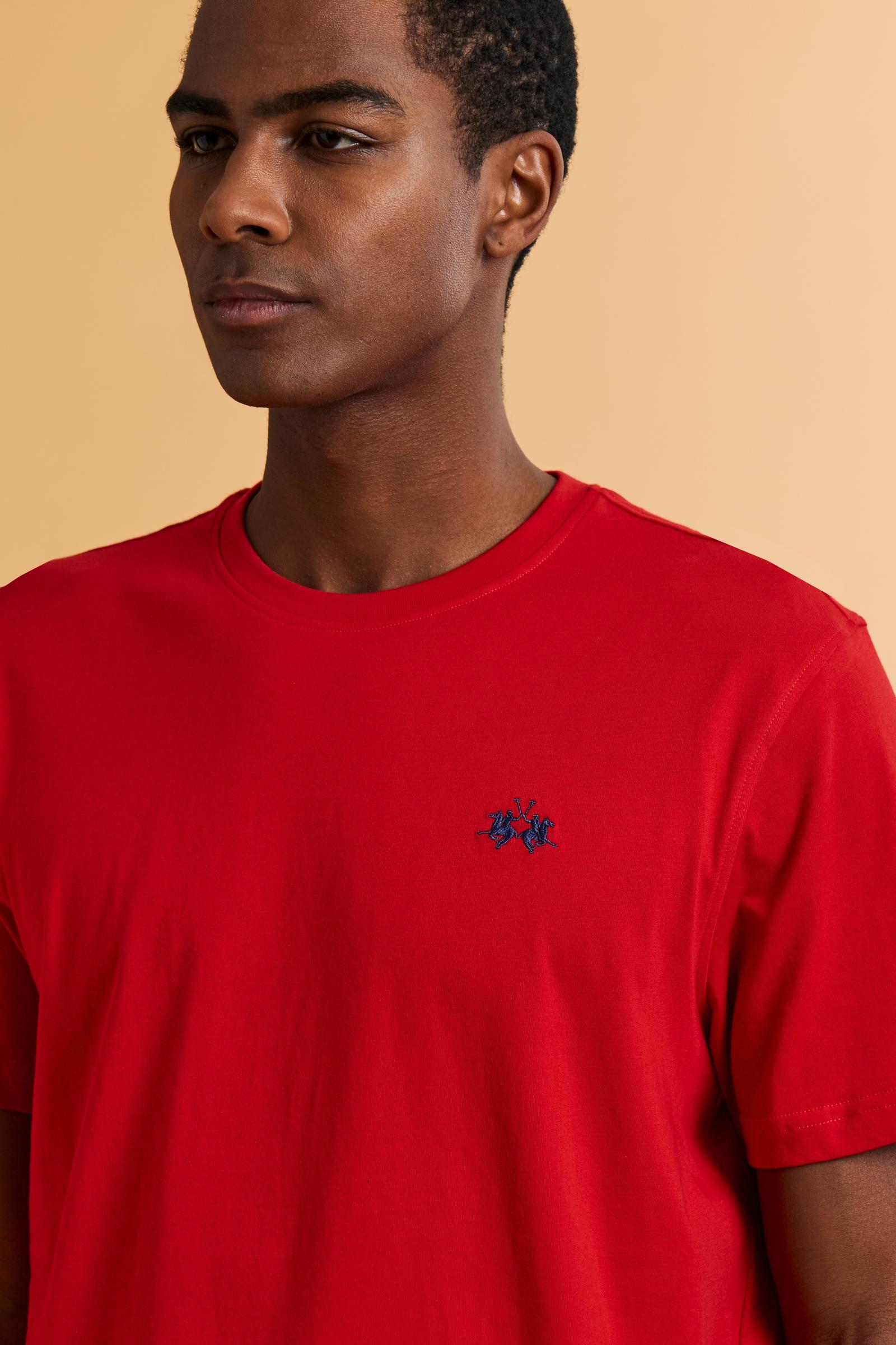 T-shirt homme en jersey de coton avec petit logo - Serge