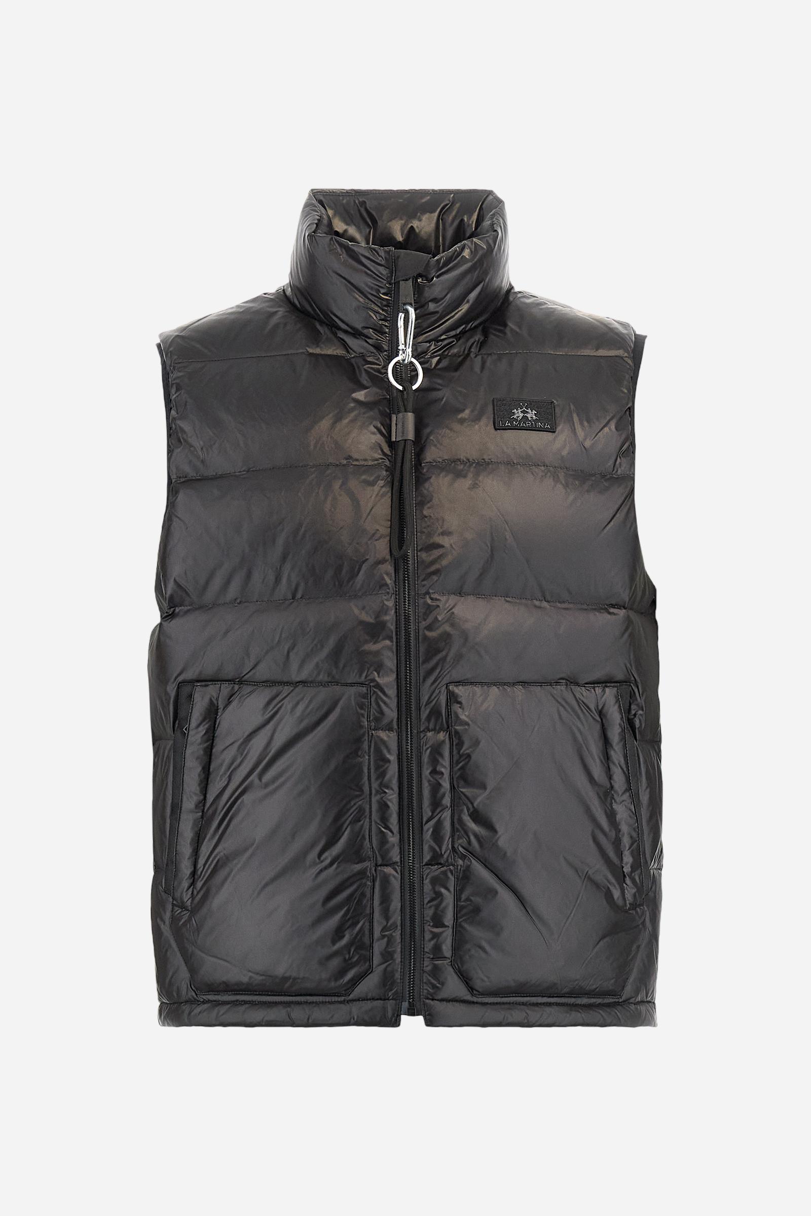 Men’s padded vest in iridescent nylon - Baldric
