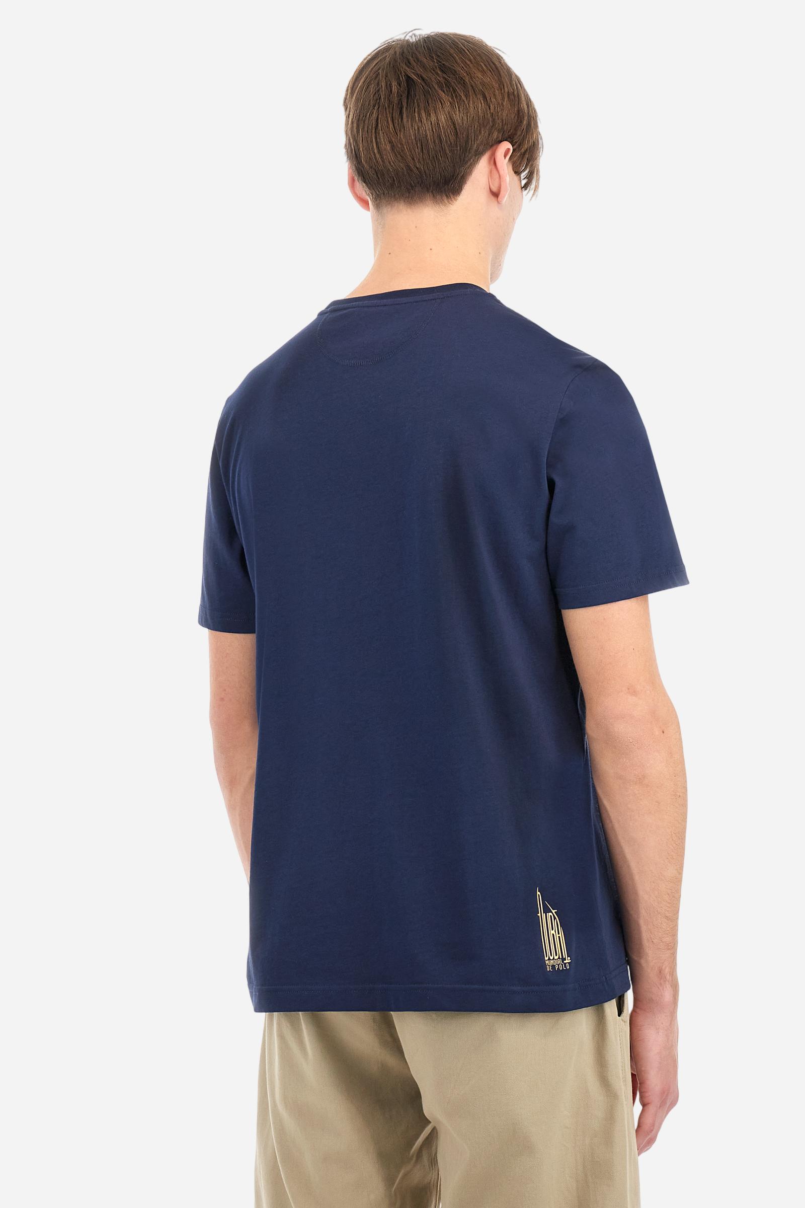 Regular fit cotton jersey T-shirt - Alberic