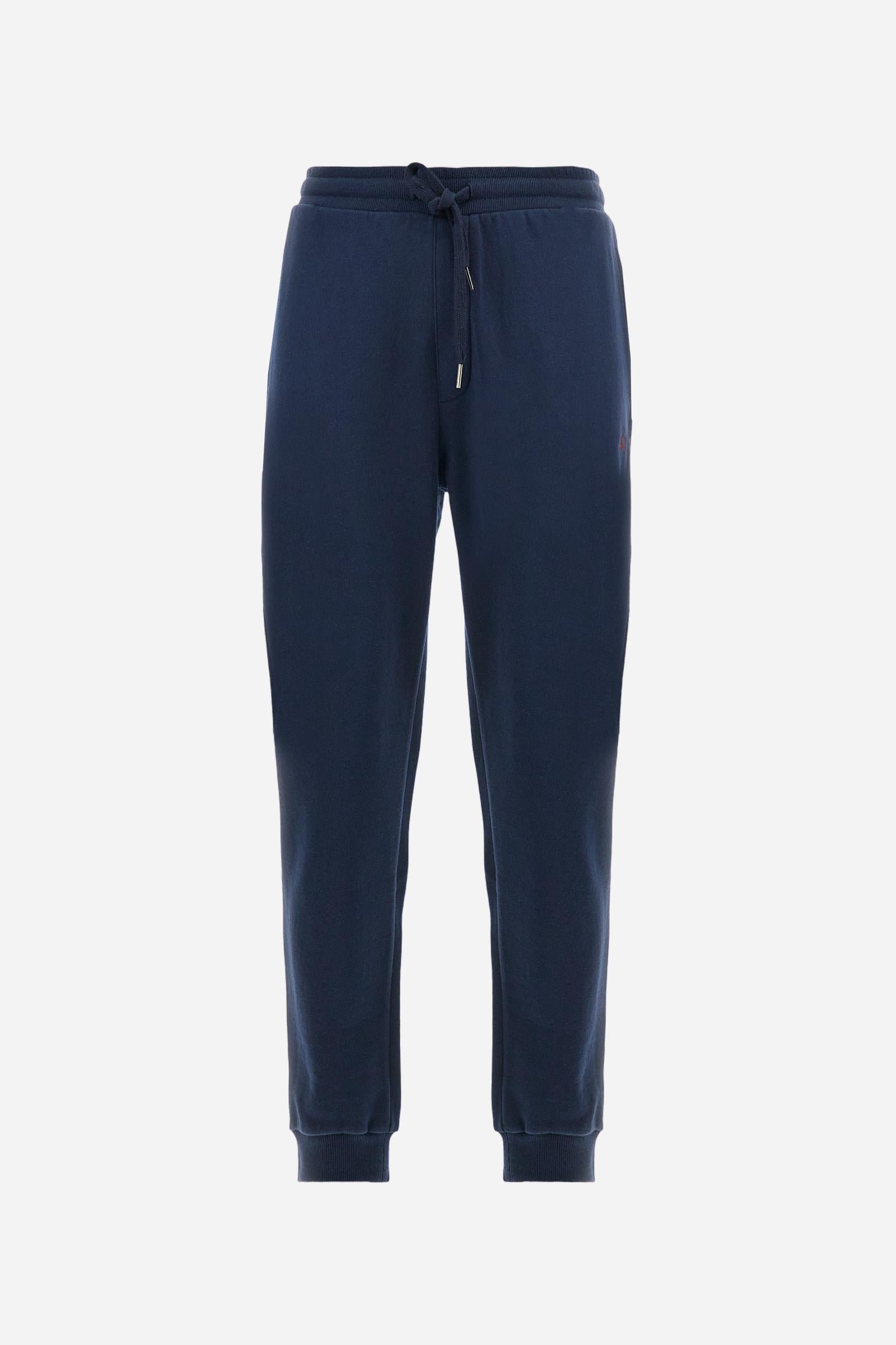 Men’s jogging pants in brushed cotton - Banyell