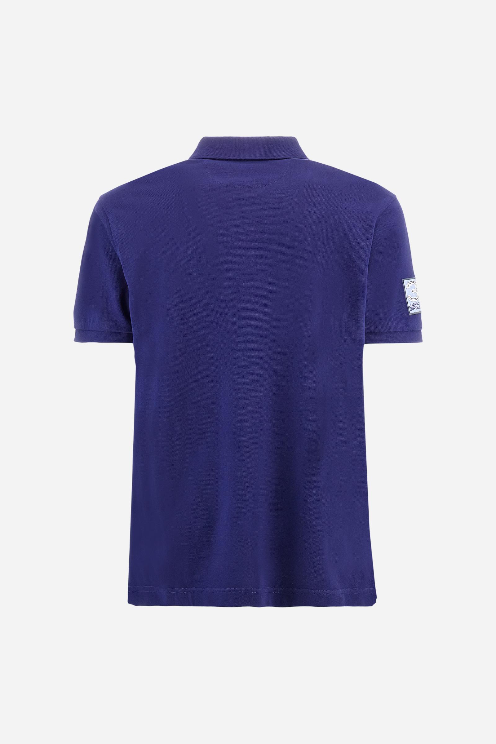 Regular fit polo shirt in stretch cotton piqué - Airton
